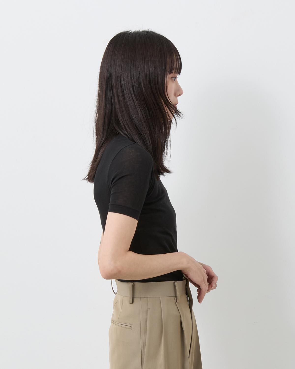 SUPER HIGH GAUGE SHEER RIB TEE