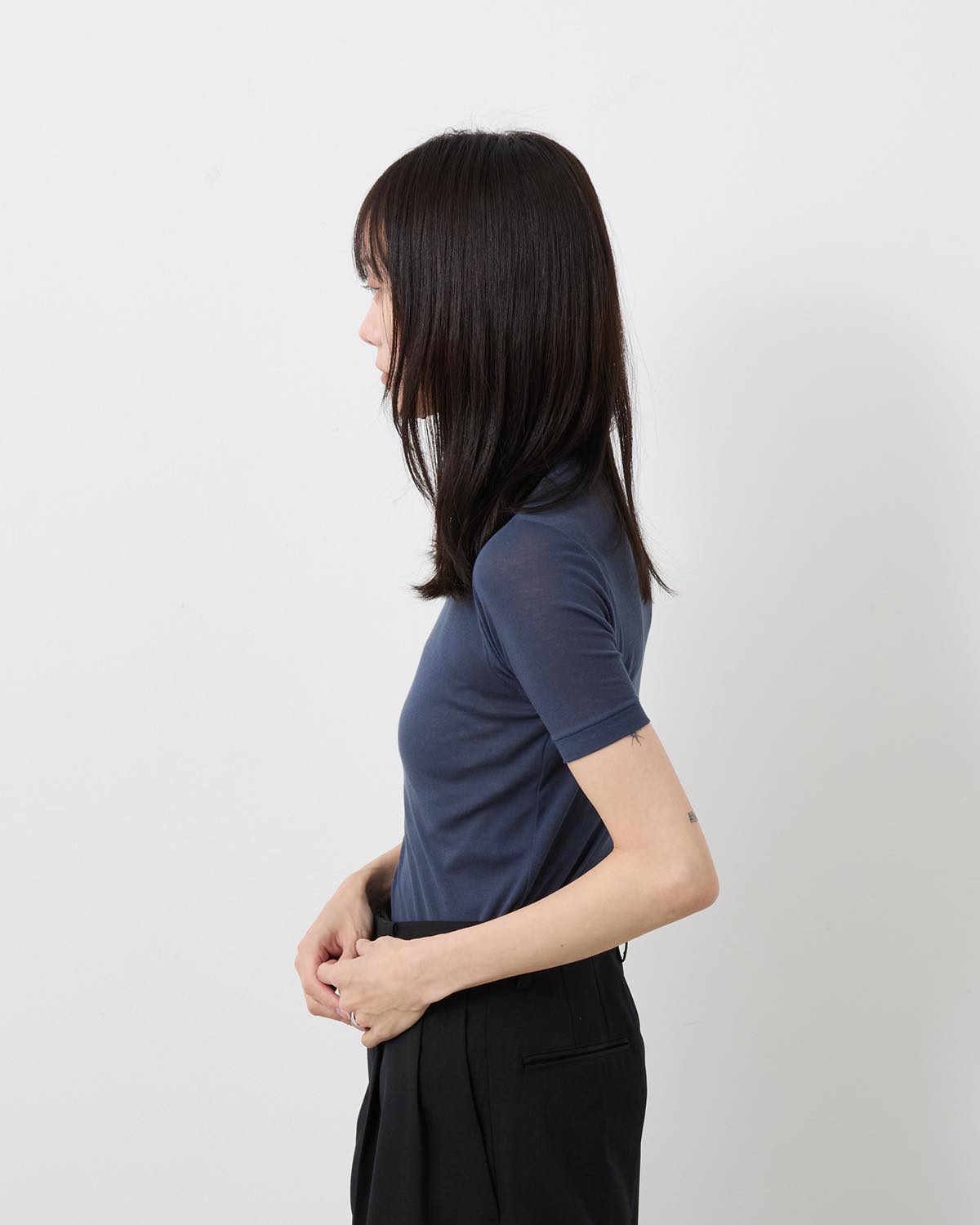 SUPER HIGH GAUGE SHEER RIB TEE