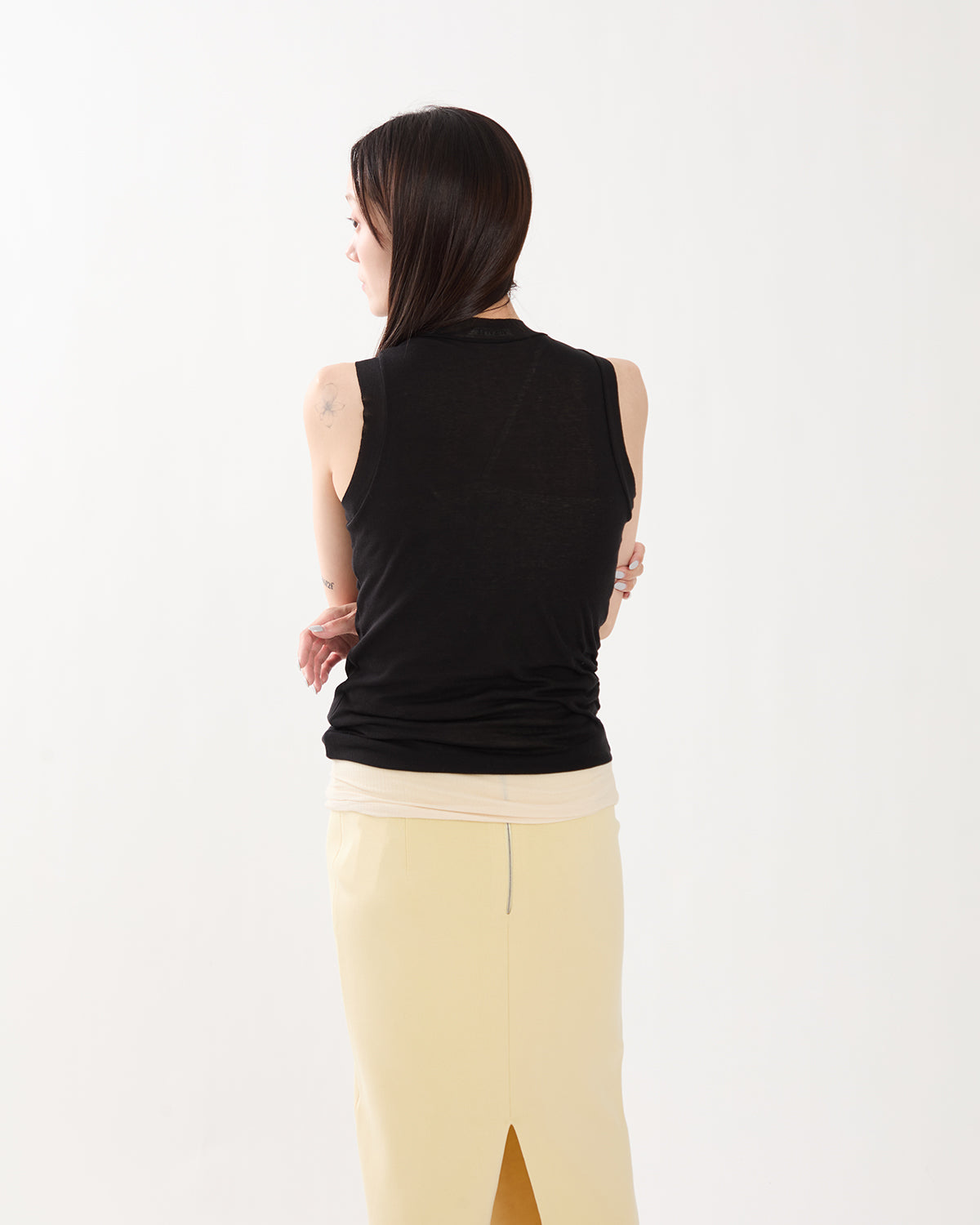 SUPER HIGH GAUGE SHEER RIB TANK TOP