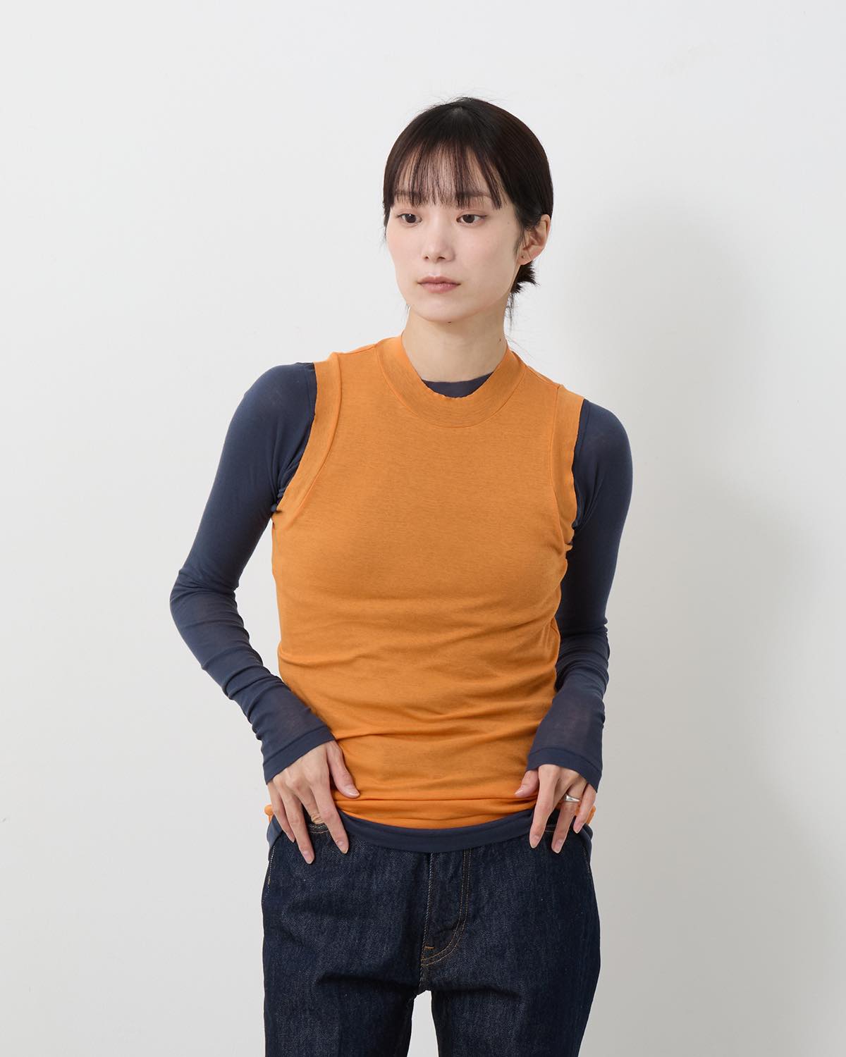 SUPER HIGH GAUGE SHEER RIB TANK TOP