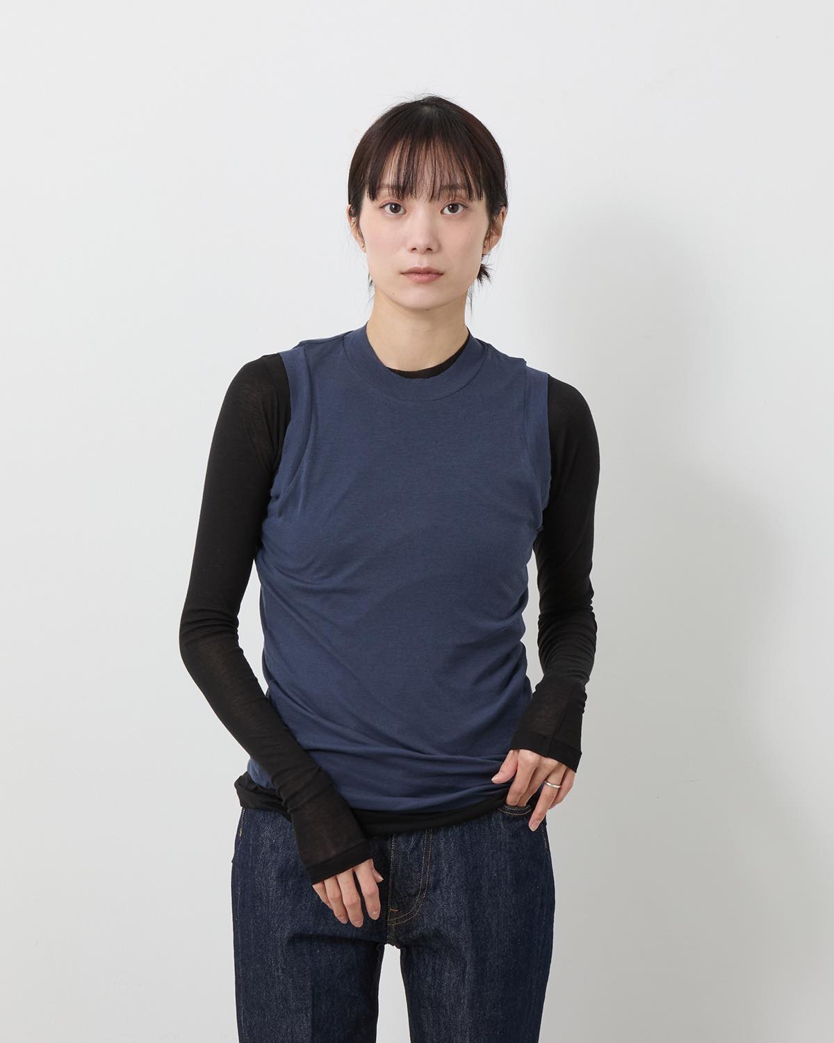 SUPER HIGH GAUGE SHEER RIB TANK TOP