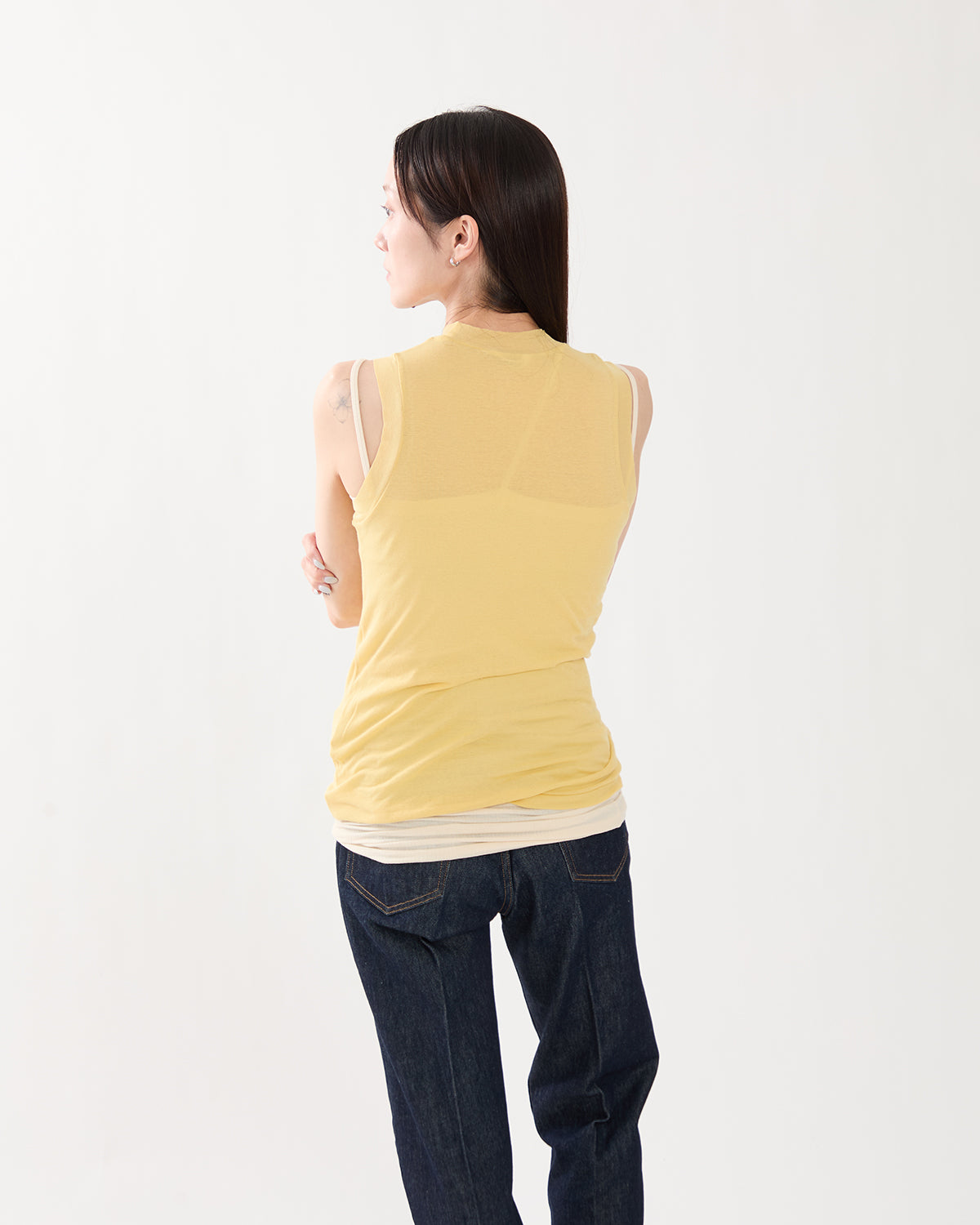 SUPER HIGH GAUGE SHEER RIB TANK TOP