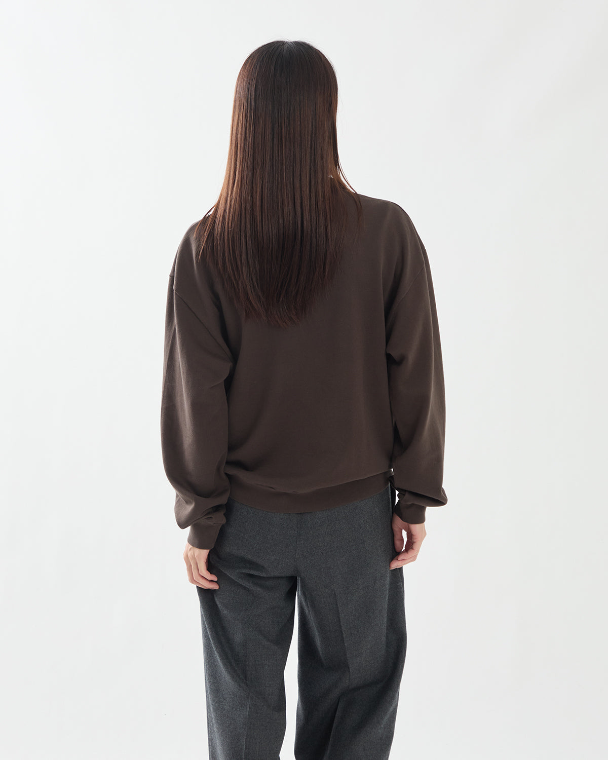 SUPER HIGH GAUGE SWEAT HALF ZIP P/O