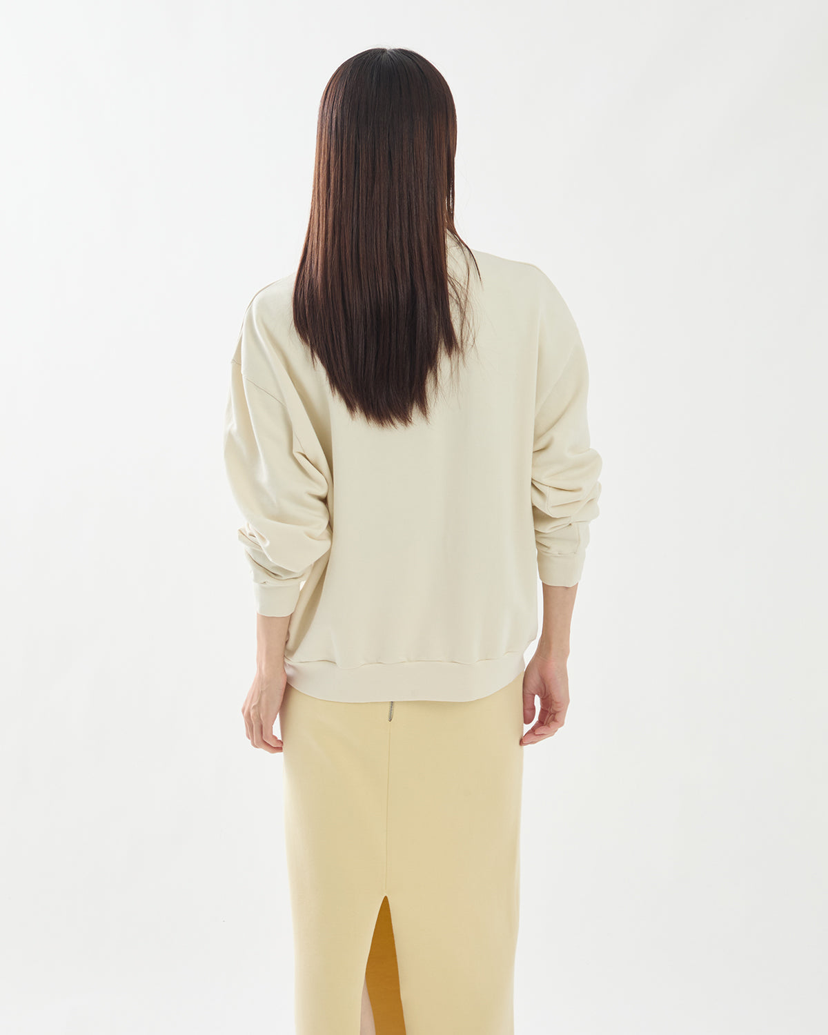 SUPER HIGH GAUGE SWEAT HALF ZIP P/O