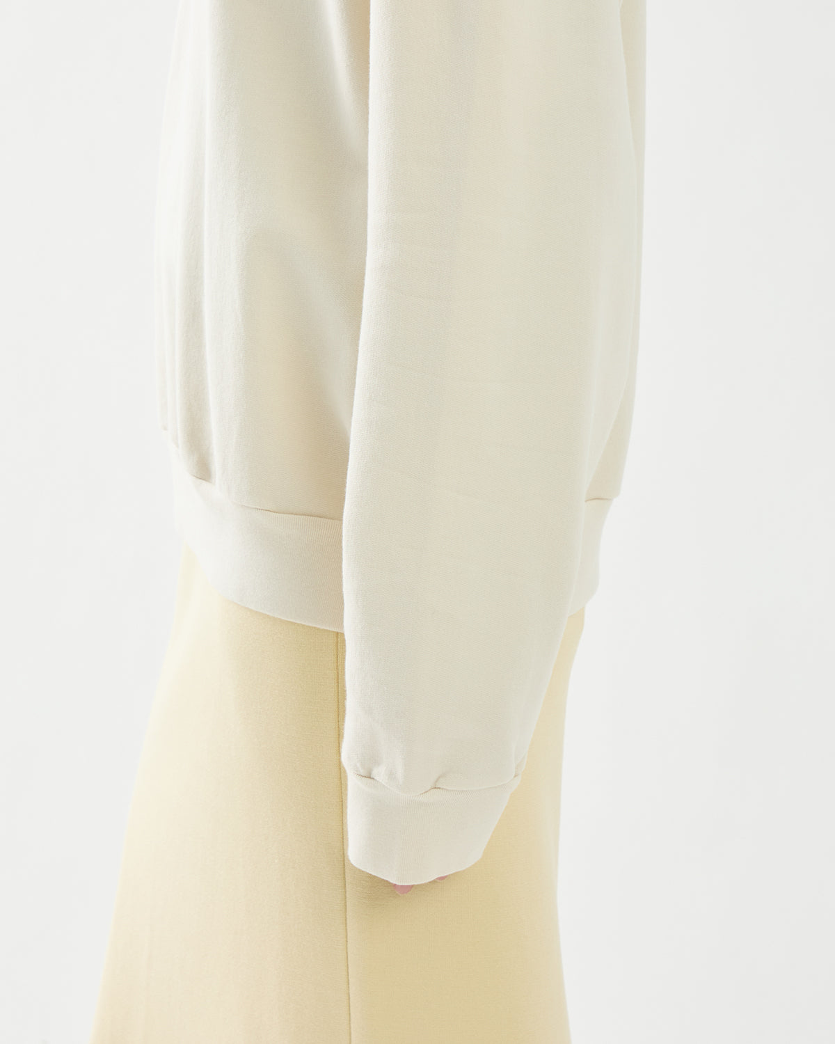 SUPER HIGH GAUGE SWEAT HALF ZIP P/O