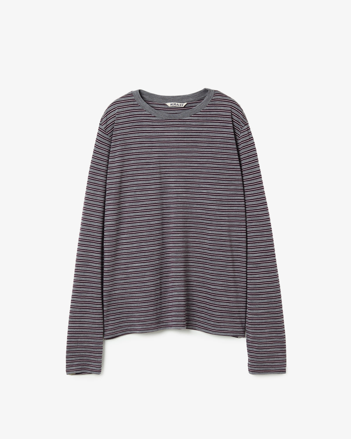 SOFT SMOOTH WOOL STRIPE JERSEY L/S TEE (WOMEN'S)