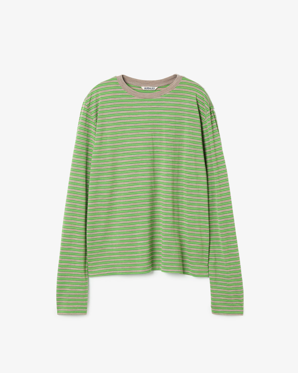 SOFT SMOOTH WOOL STRIPE JERSEY L/S TEE (WOMEN'S)
