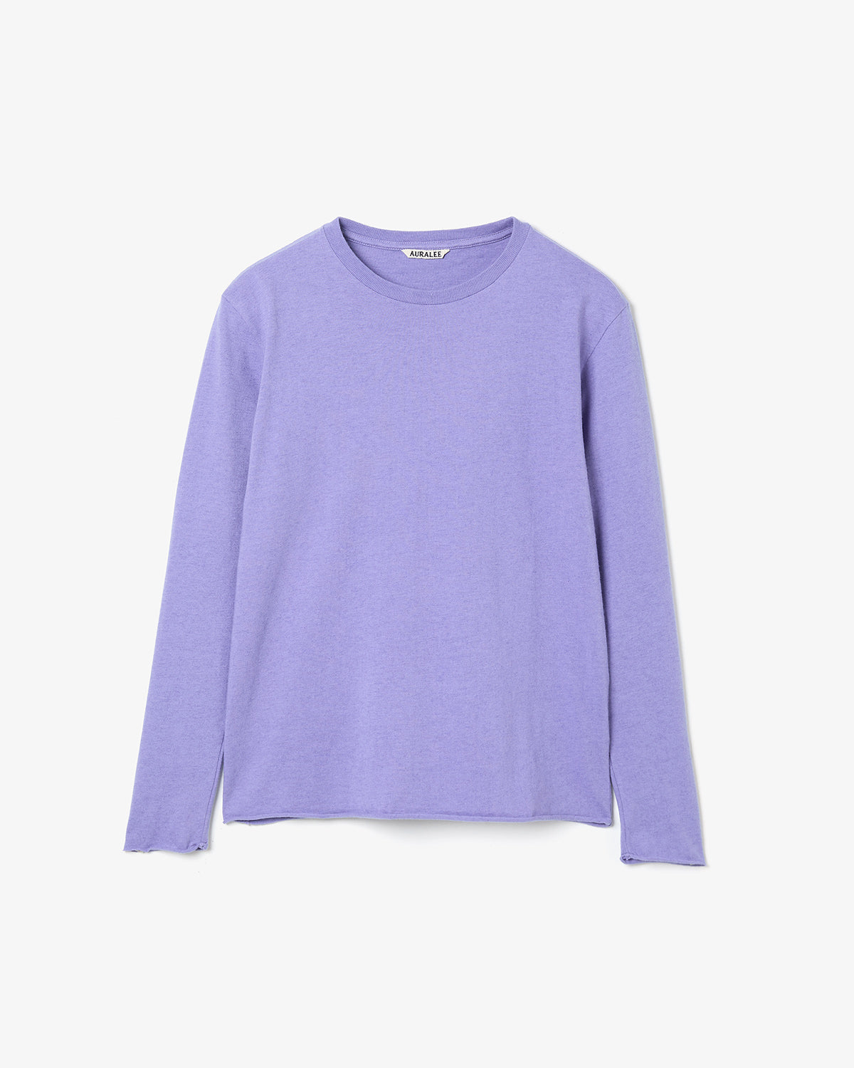 BRUSHED ORGANIC COTTON CASHMERE JERSEY L/S TEE