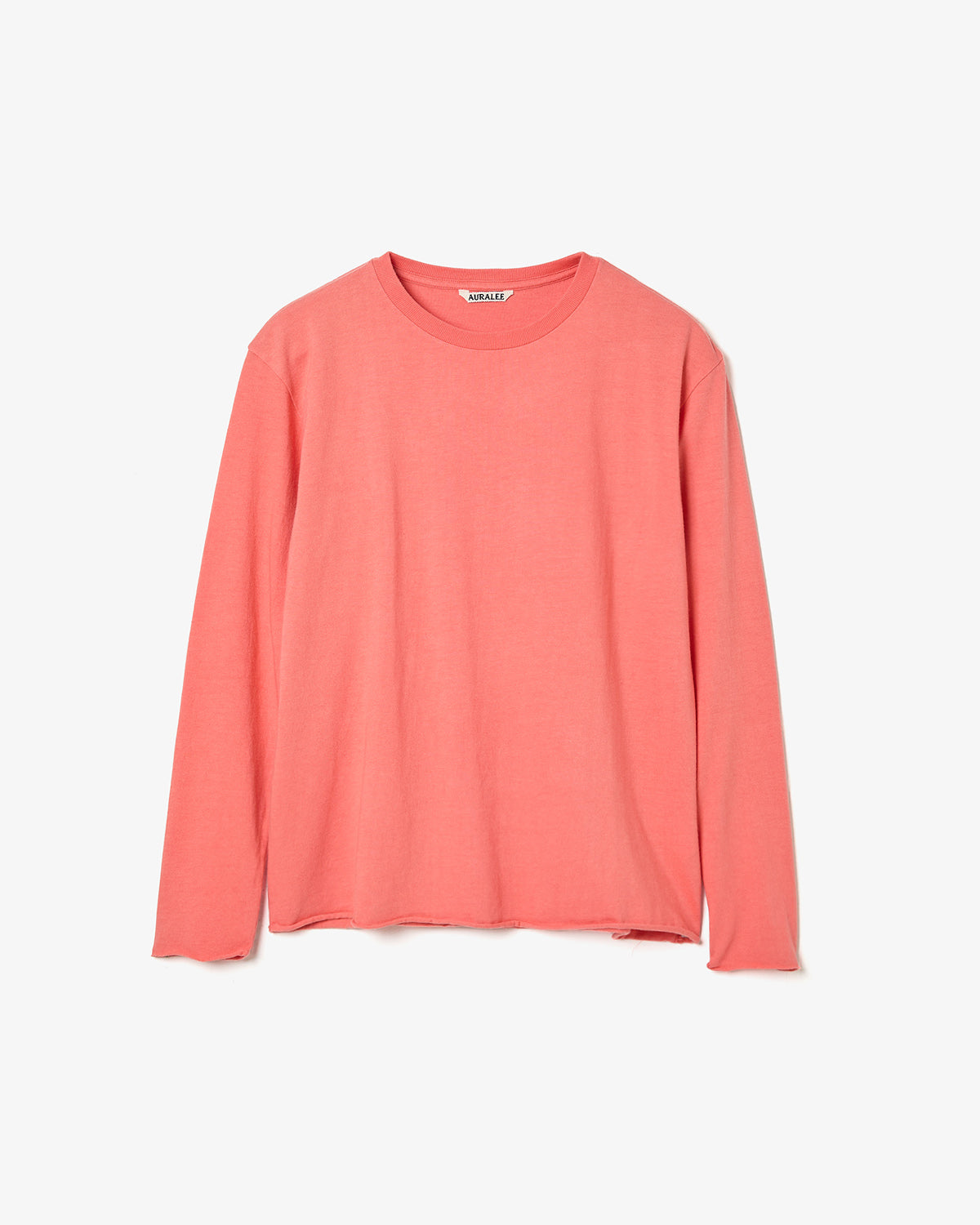 BRUSHED ORGANIC COTTON CASHMERE JERSEY L/S TEE