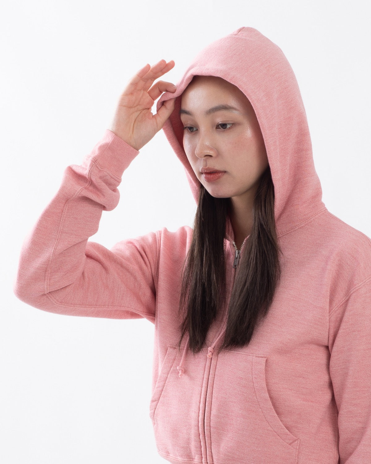 HIGH-TWIST COMPACT SWEAT ZIP PARKER (WOMEN'S)