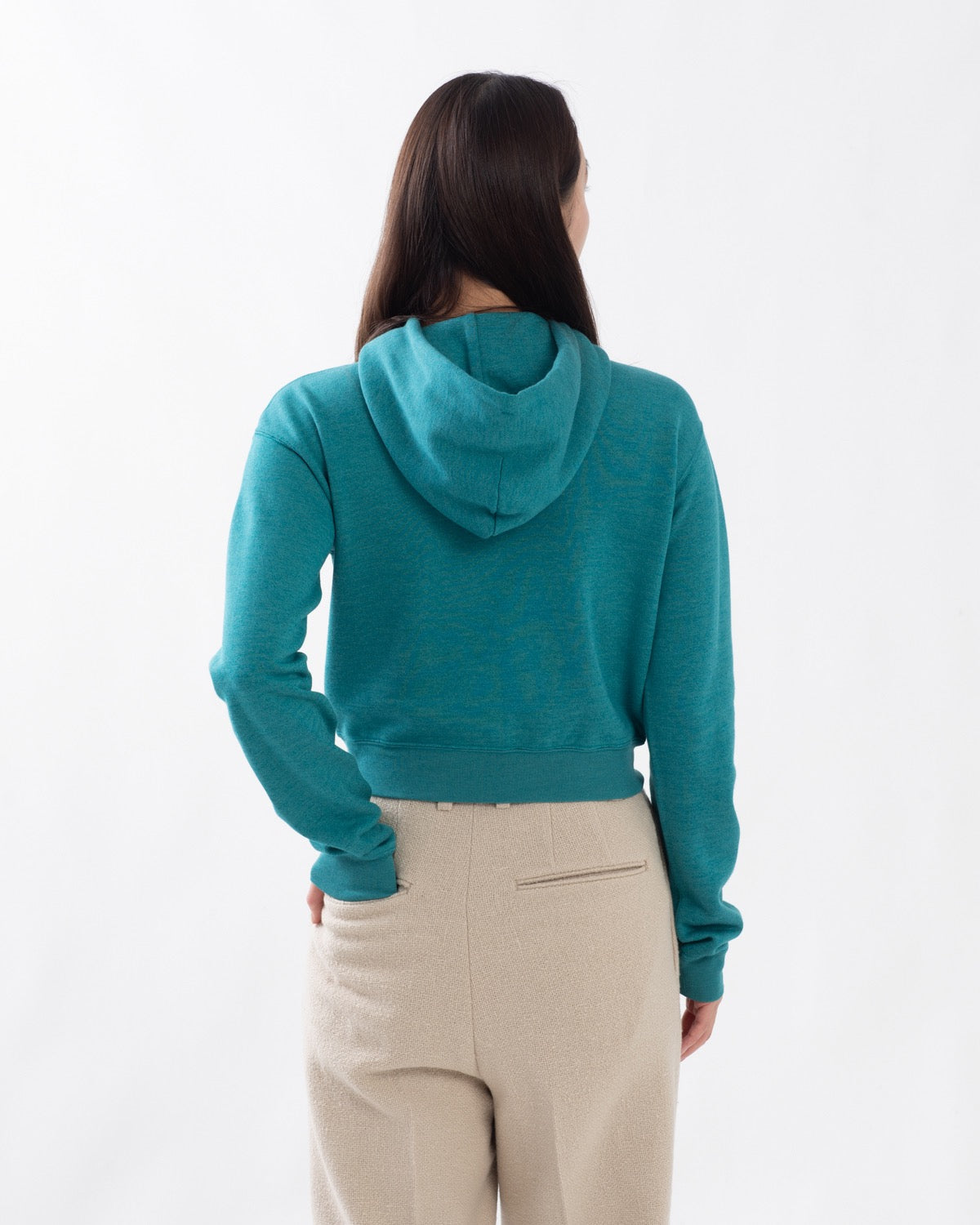 HIGH-TWIST COMPACT SWEAT ZIP PARKER (WOMEN'S)