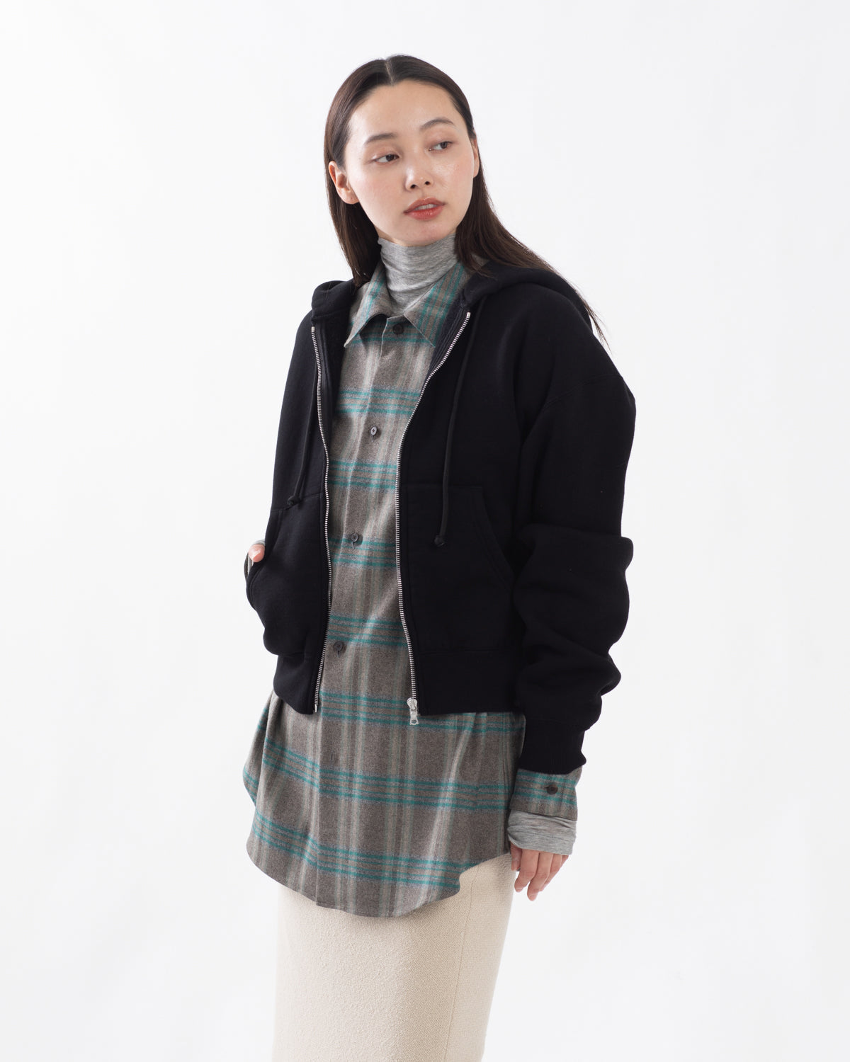 SMOOTH SOFT SWEAT ZIP PARKA