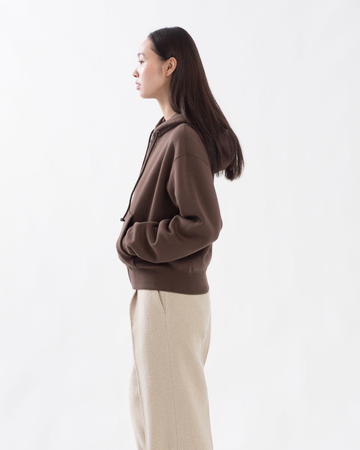SMOOTH SOFT SWEAT ZIP PARKA