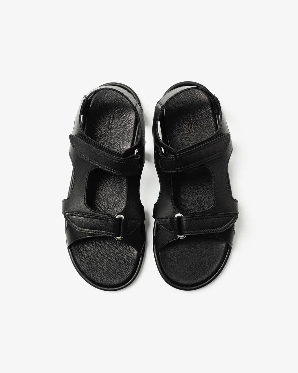 SOFT LEATHER DOUBLE STRAP SANDALS (WOMEN'S)