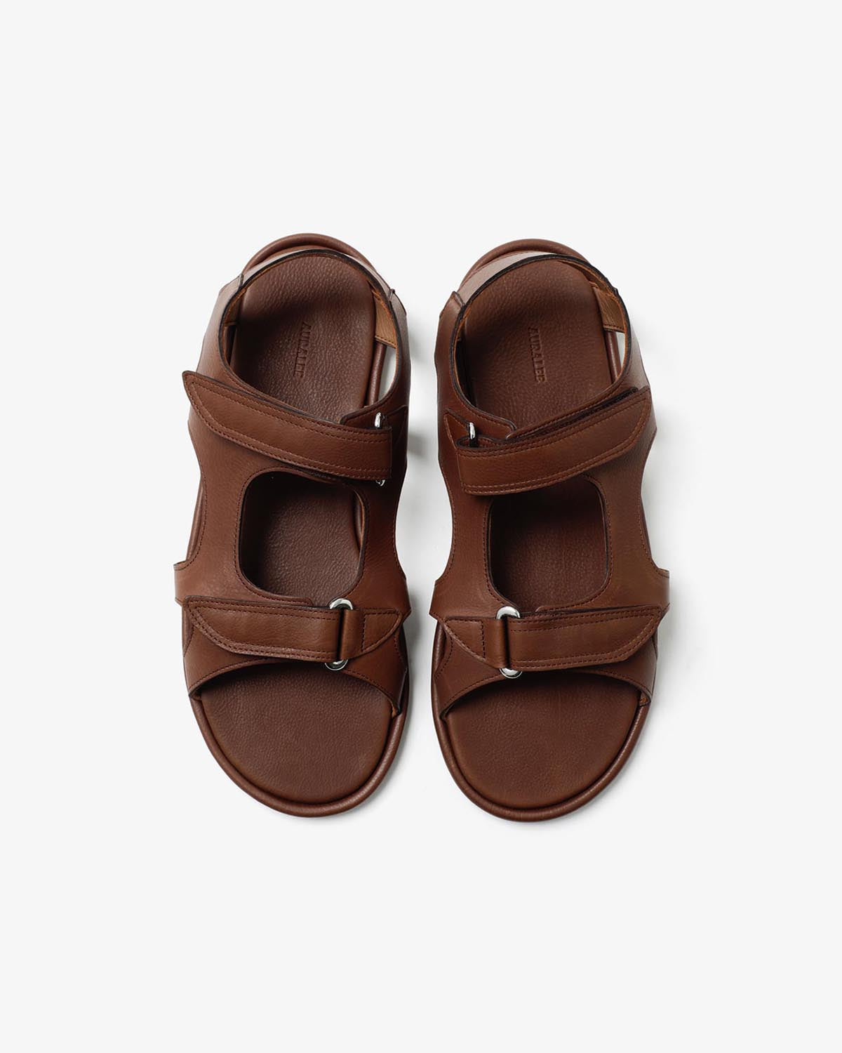 SOFT LEATHER DOUBLE STRAP SANDALS (WOMEN'S)