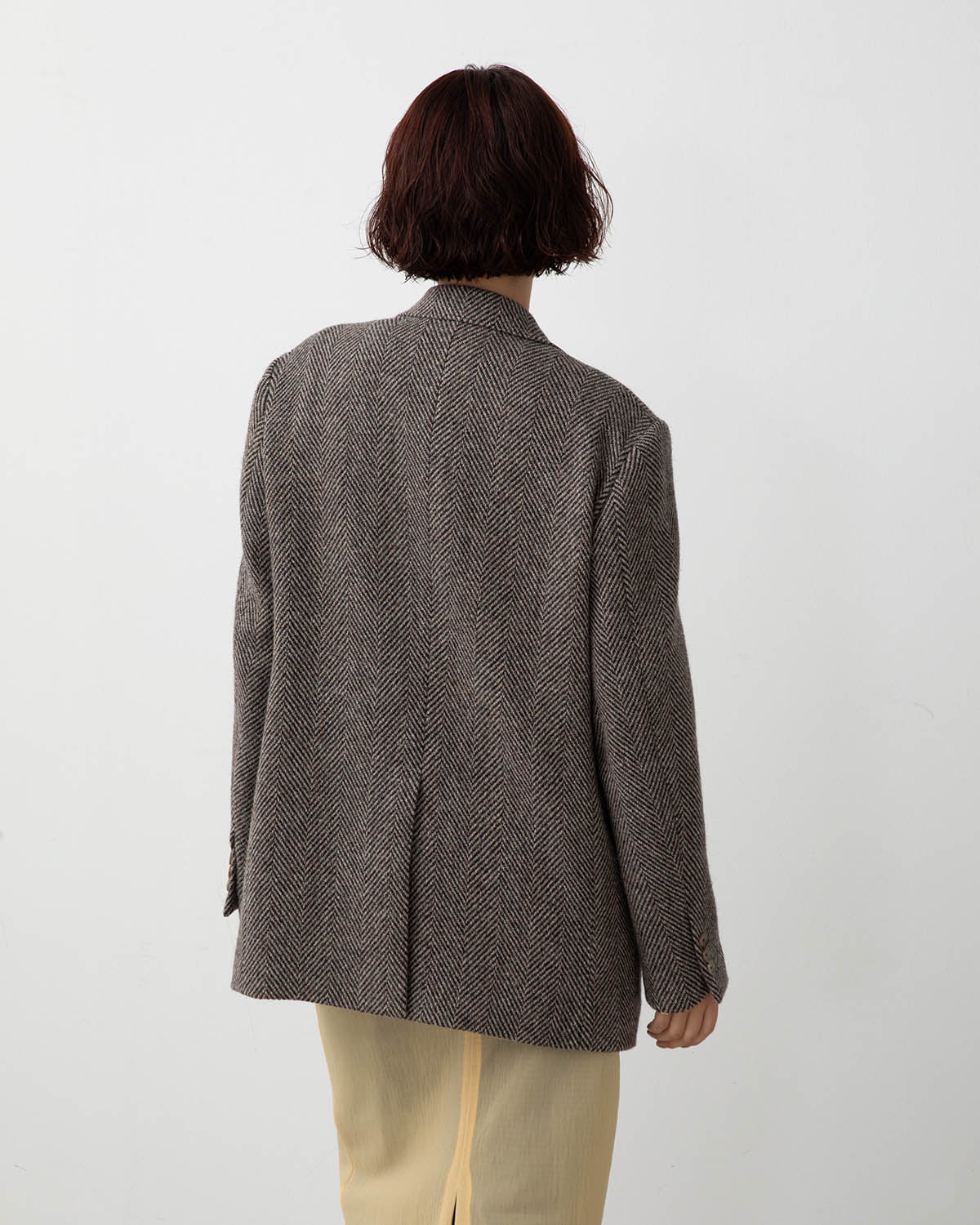 LAMA SHETLAND WOOL TWEED OVER JACKET (WOMEN'S)