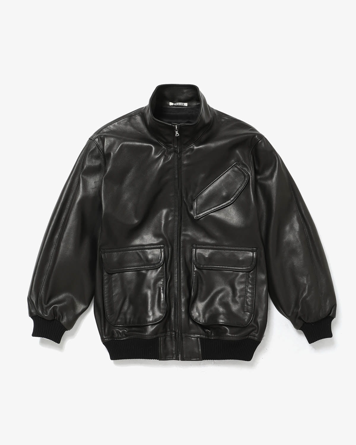 LAMB LEATHER ZIP BLOUSON