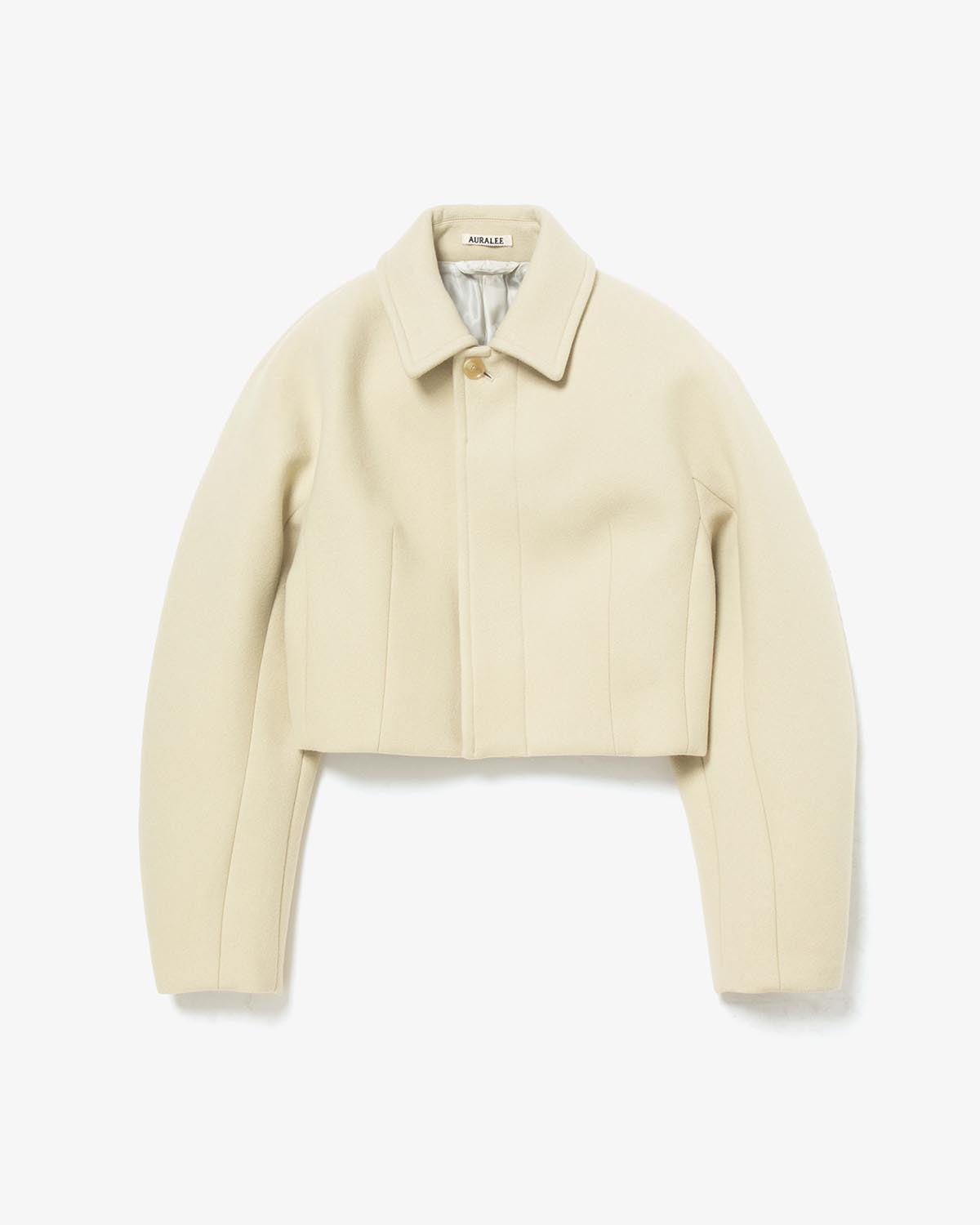 SPONGE WOOL MELTON SHORT BLOUSON