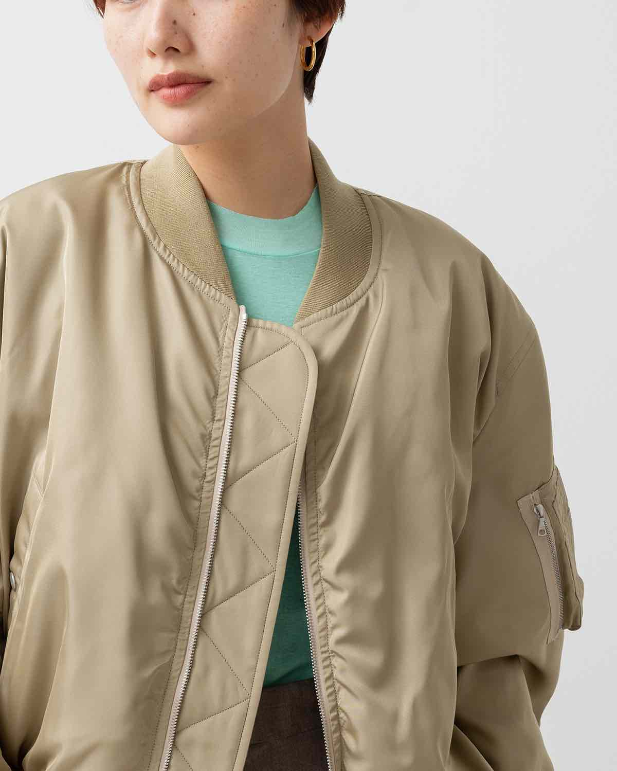 HIGH DENSITY SILK TWILL FLIGHT BLOUSON (WOMEN'S)