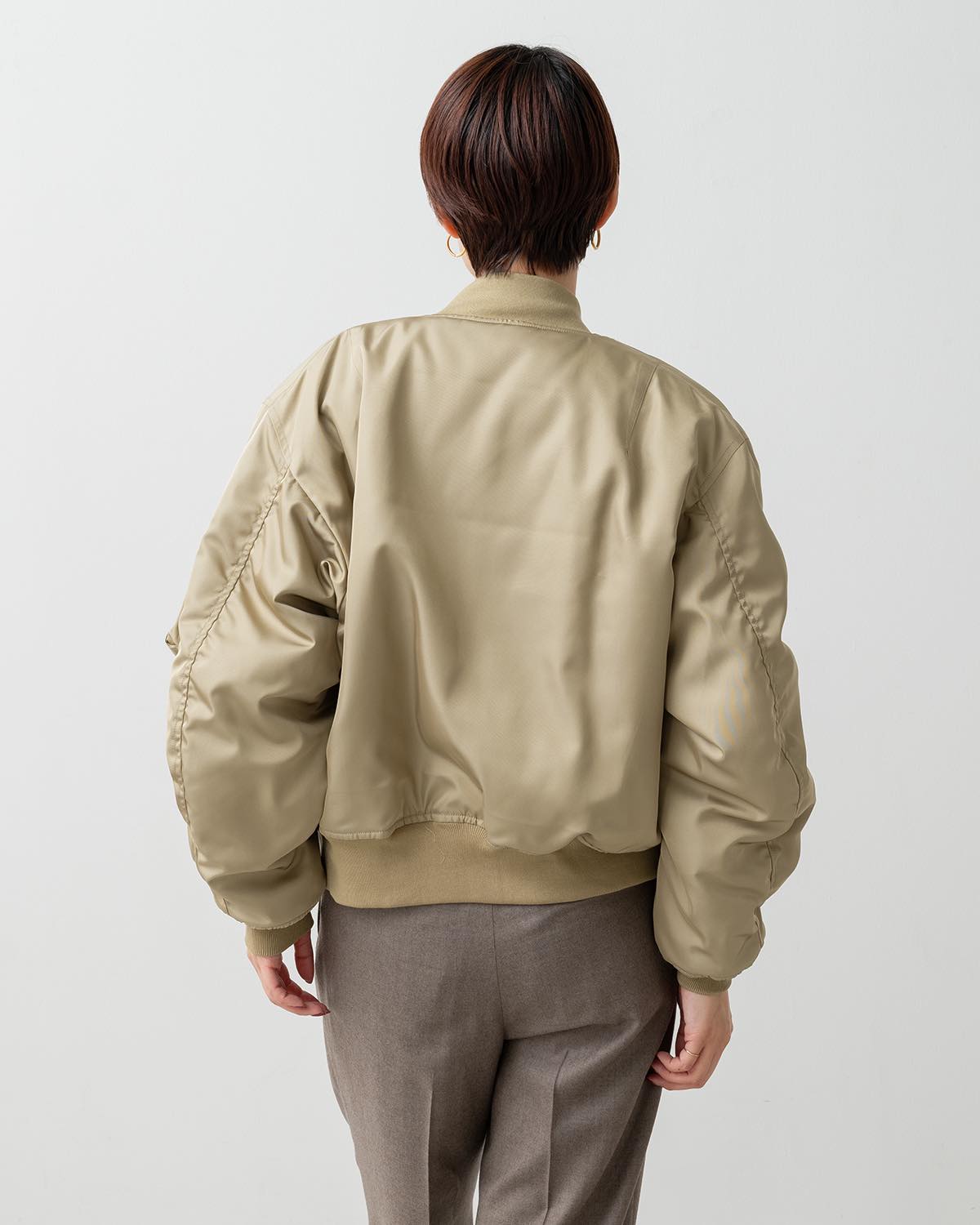 HIGH DENSITY SILK TWILL FLIGHT BLOUSON (WOMEN'S)