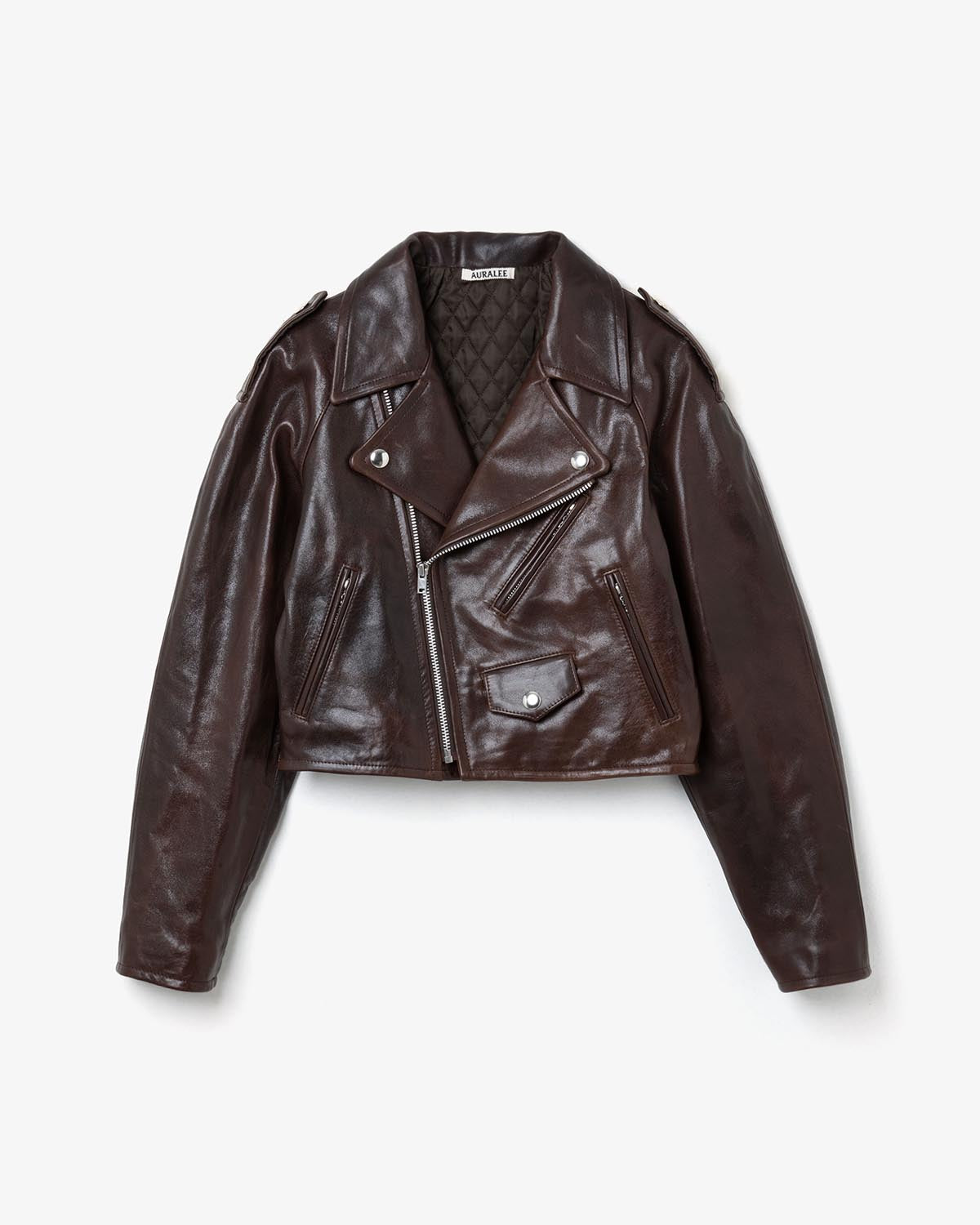 HEAVY LAMB LEATHER CROPPED RIDERS JACKET (WOMEN'S)