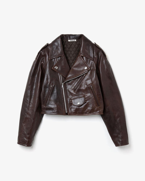 美品Lamb leather riders jacket archive y2k HEAVY LAMB LEATHER CROPPED RIDERS JACKET (WOMEN'S) – COVERCHORD