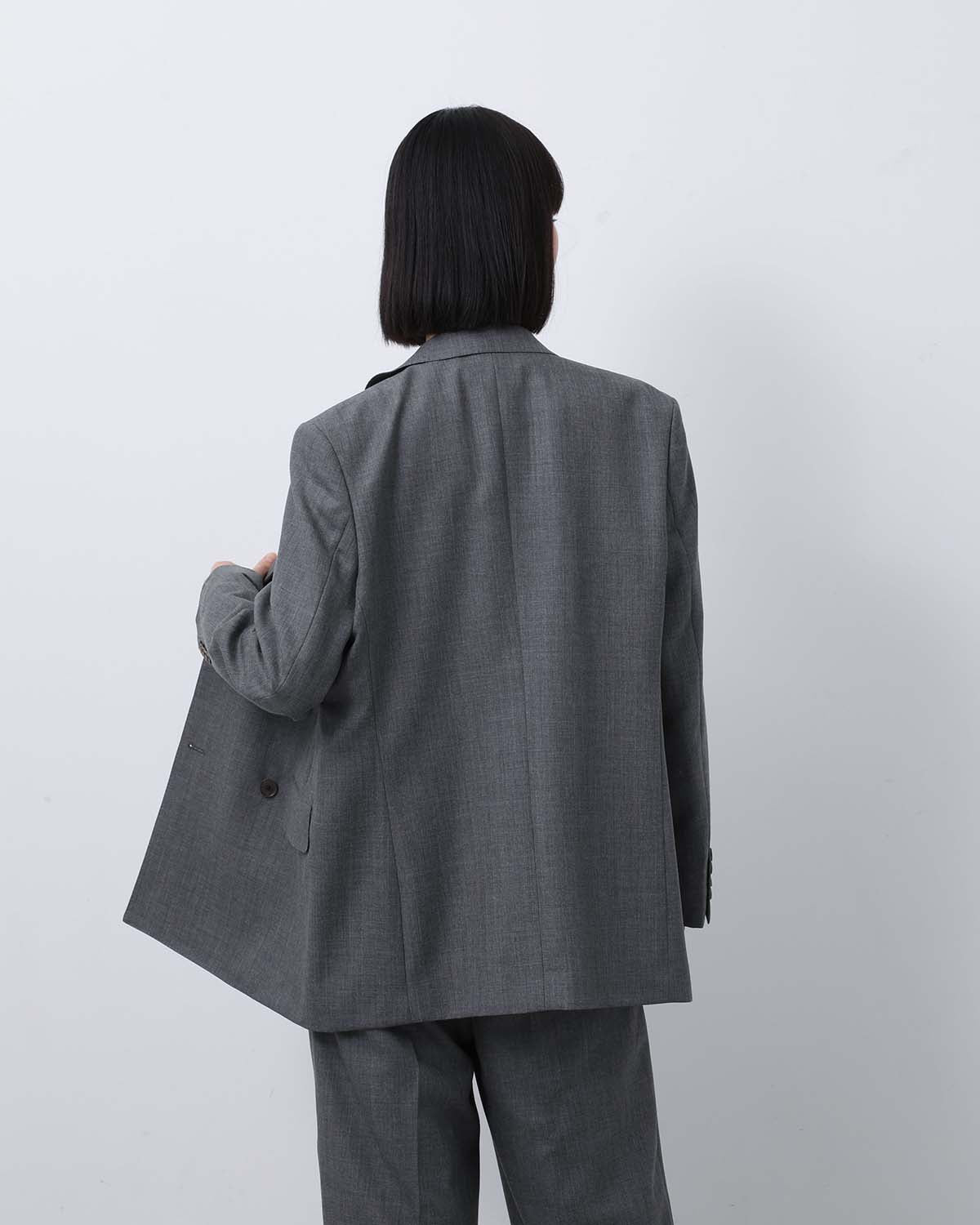 BLUEFACED WOOL DOUBLE-BREASTED JACKET (WOMEN'S)