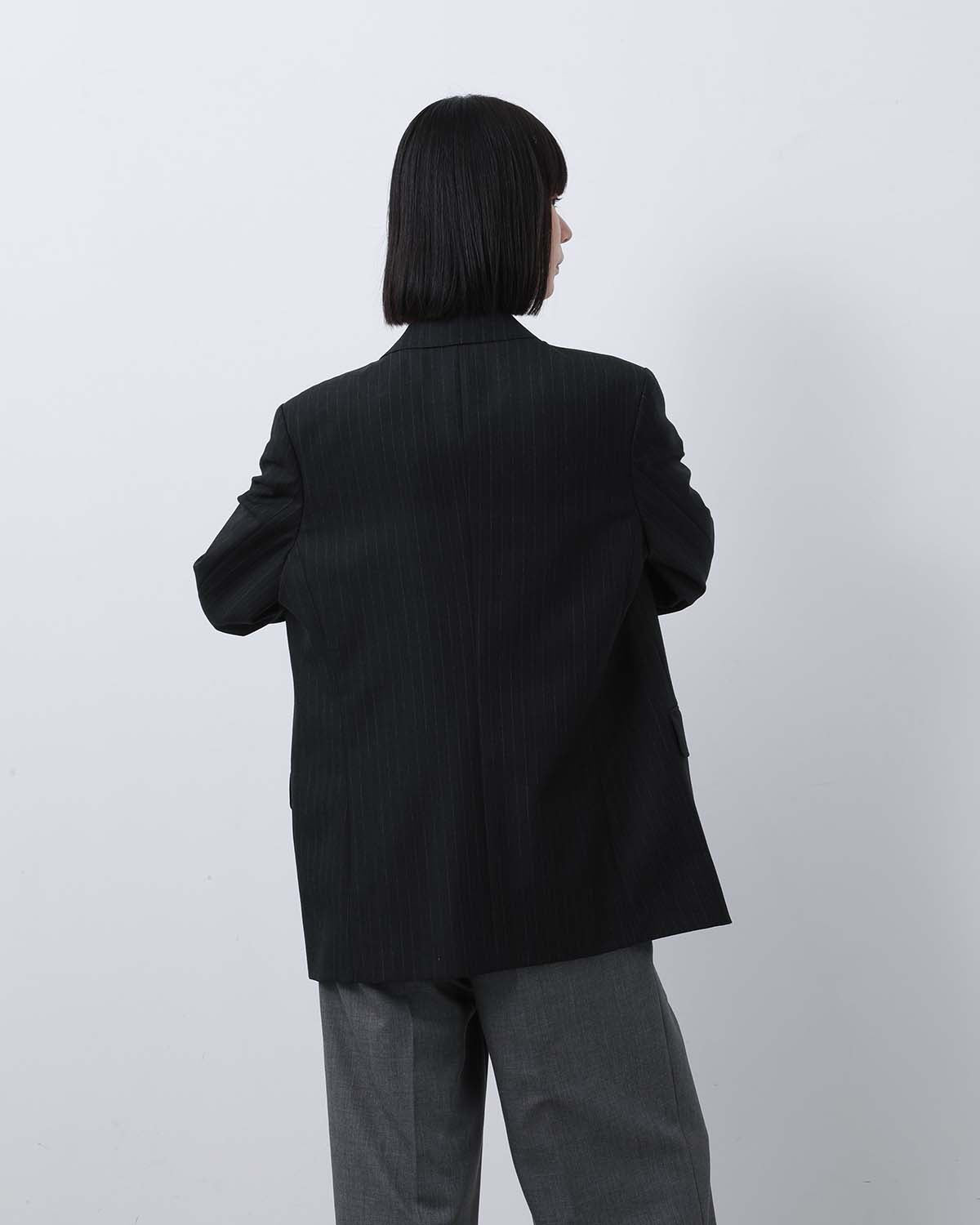 BLUEFACED WOOL DOUBLE-BREASTED JACKET (WOMEN'S)