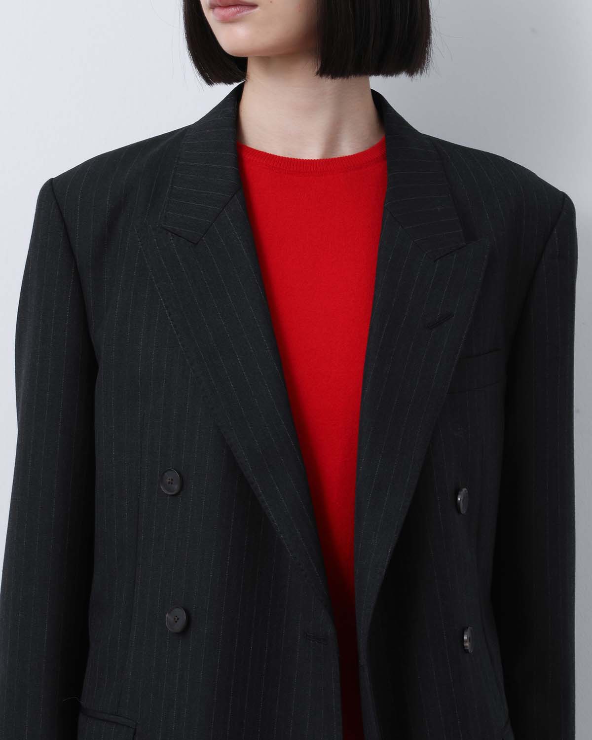 BLUEFACED WOOL DOUBLE-BREASTED JACKET (WOMEN'S)