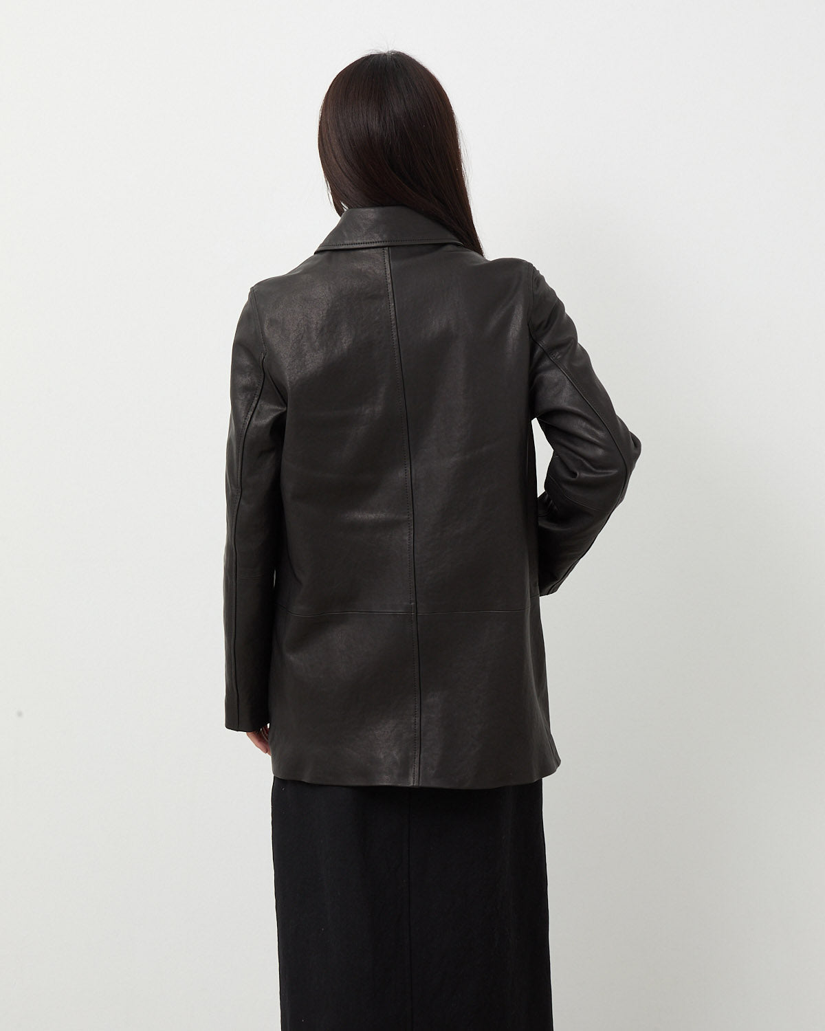 TEXTURED LAMB LEATHER BLOUSON (WOMEN'S)