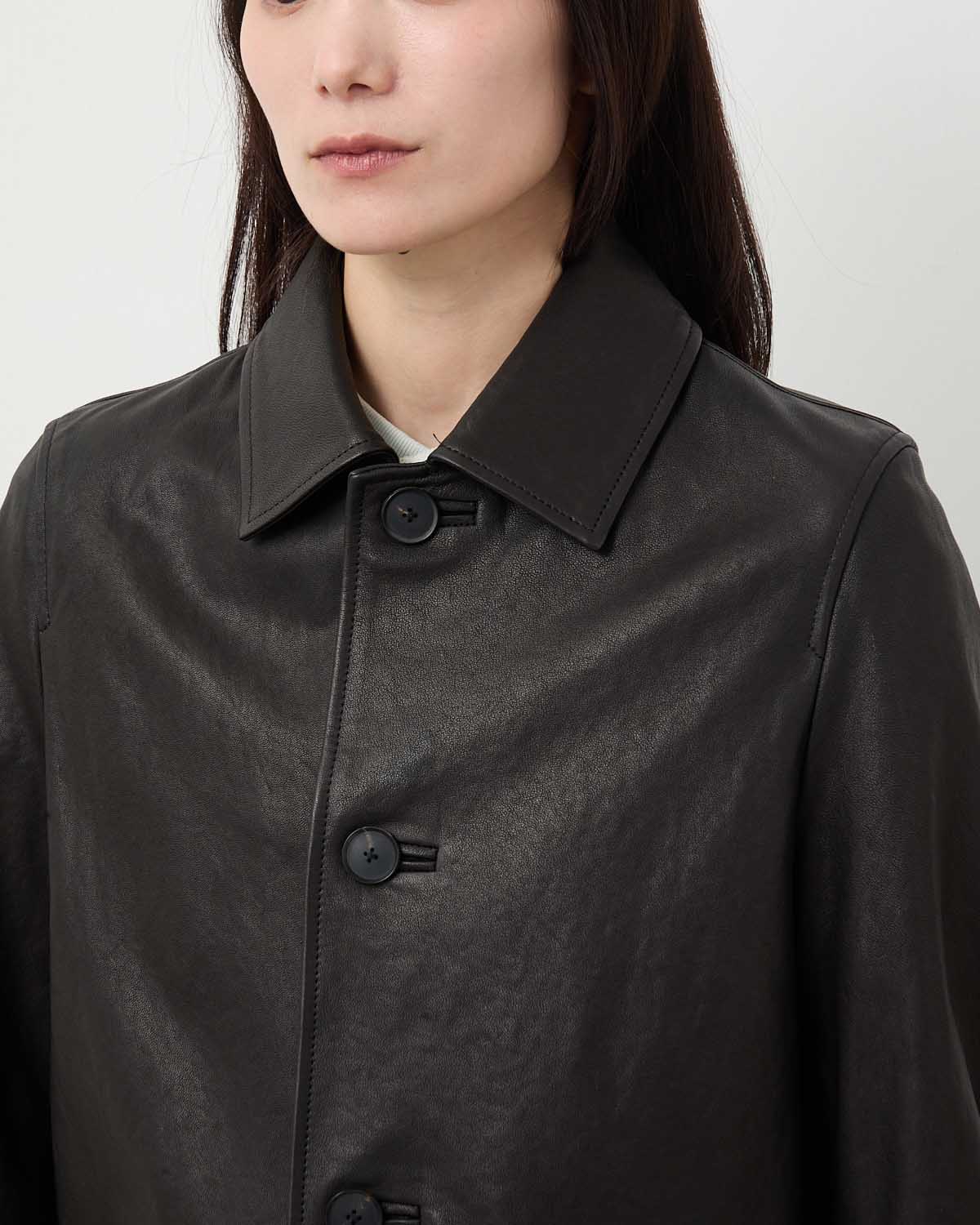 TEXTURED LAMB LEATHER BLOUSON (WOMEN'S)