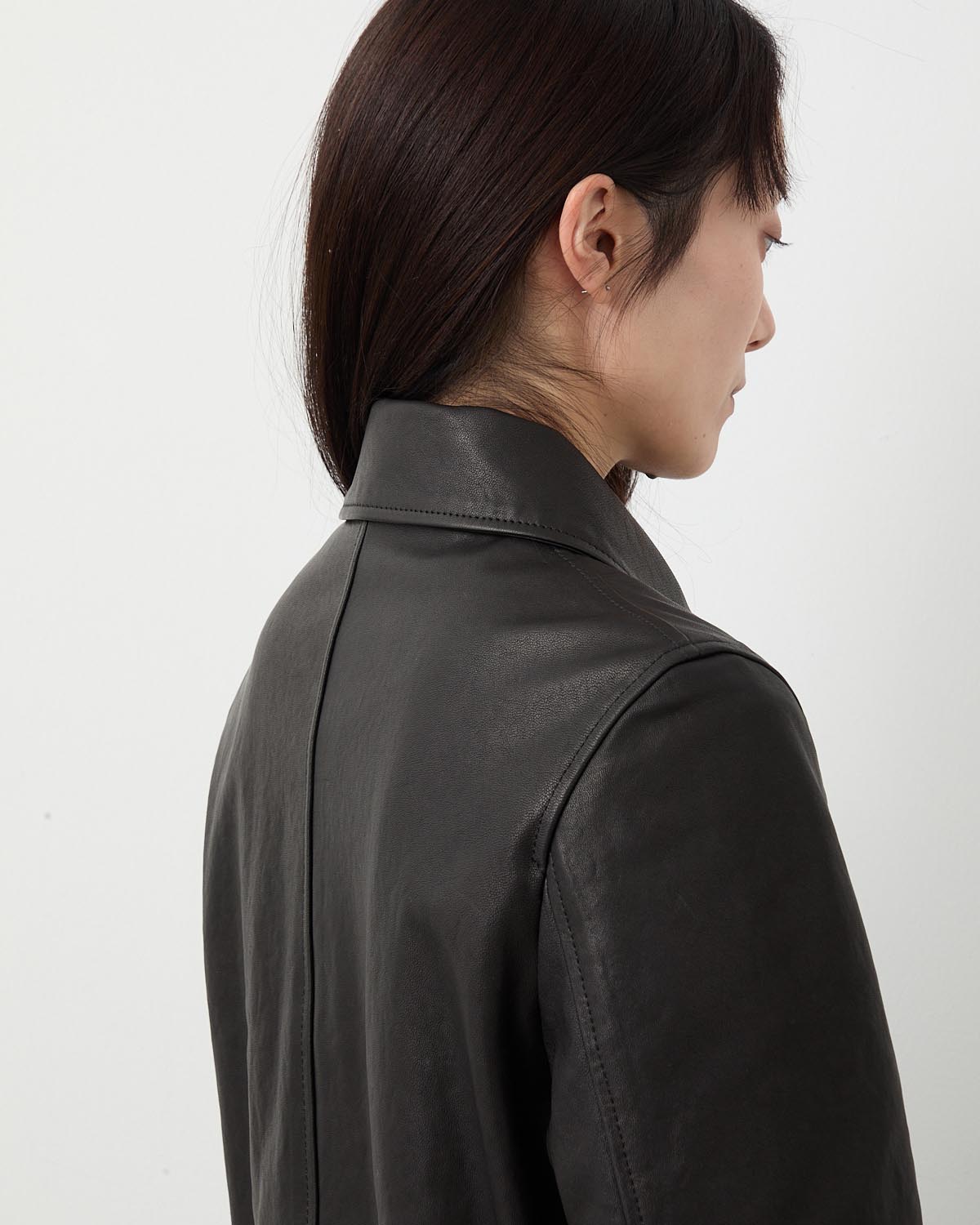 TEXTURED LAMB LEATHER BLOUSON (WOMEN'S)