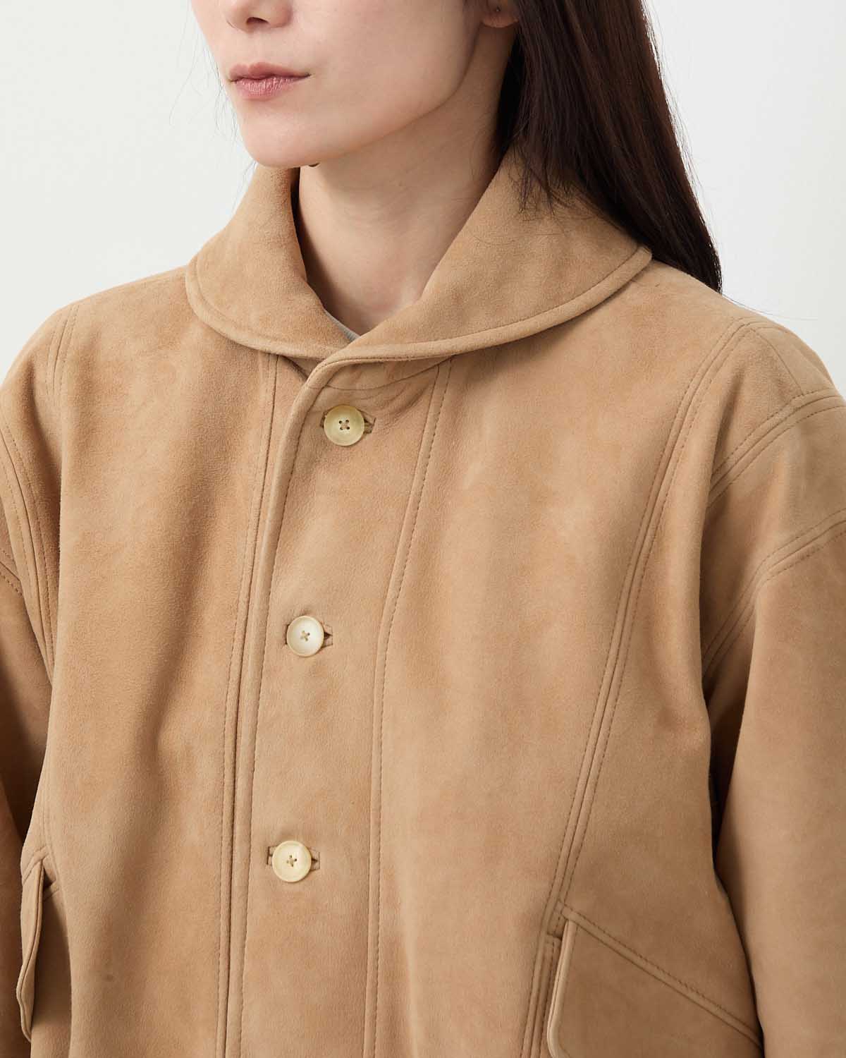 SILKY GRAIN SUEDE BLOUSON (WOMEN'S)