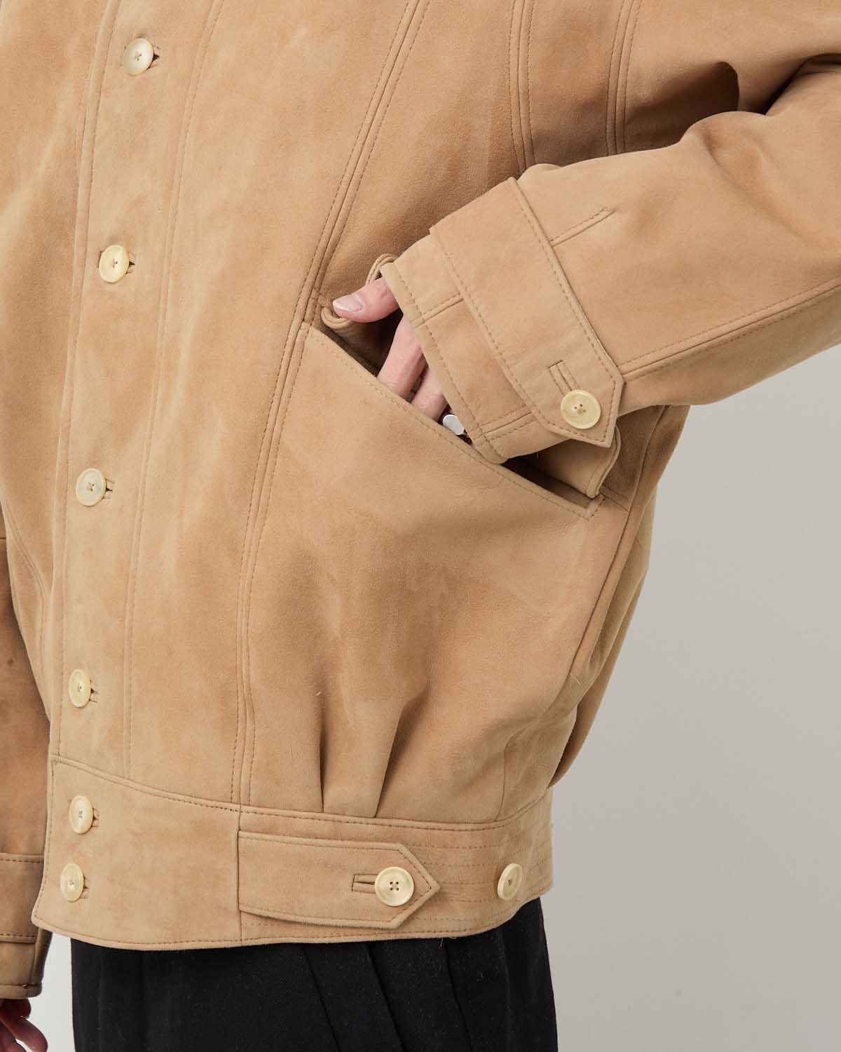 SILKY GRAIN SUEDE BLOUSON (WOMEN'S)