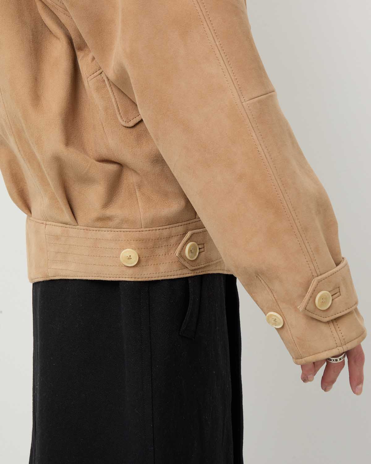 SILKY GRAIN SUEDE BLOUSON (WOMEN'S)
