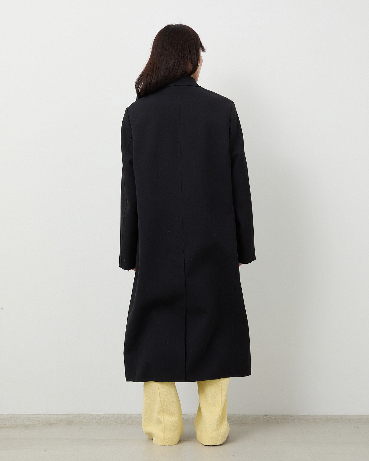 STRUCTURED WOOL GABARDINE HAND SEWN COAT (WOMEN'S)