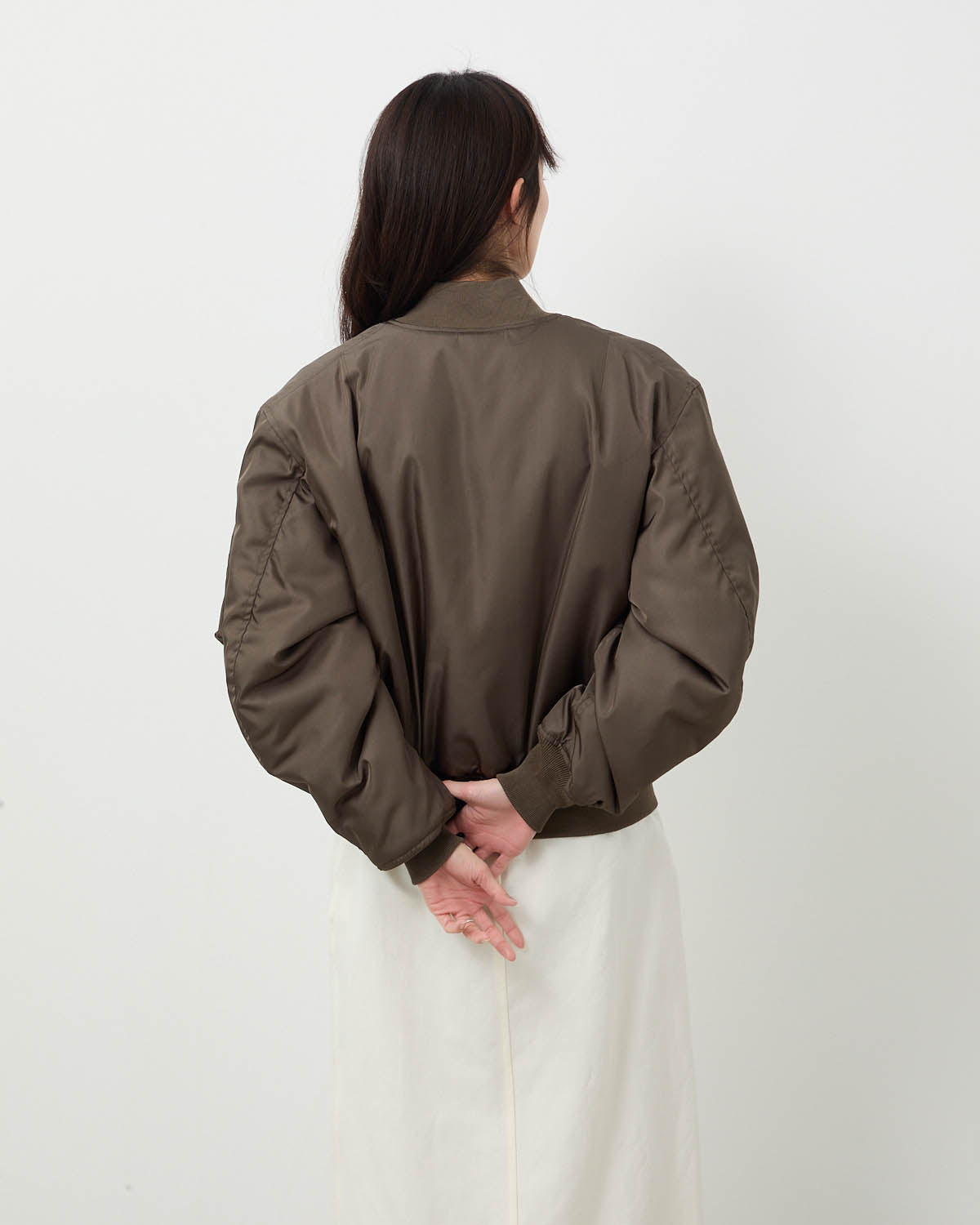 HIGH DENSITY SILK TWILL FLIGHT BLOUSON (WOMEN'S)