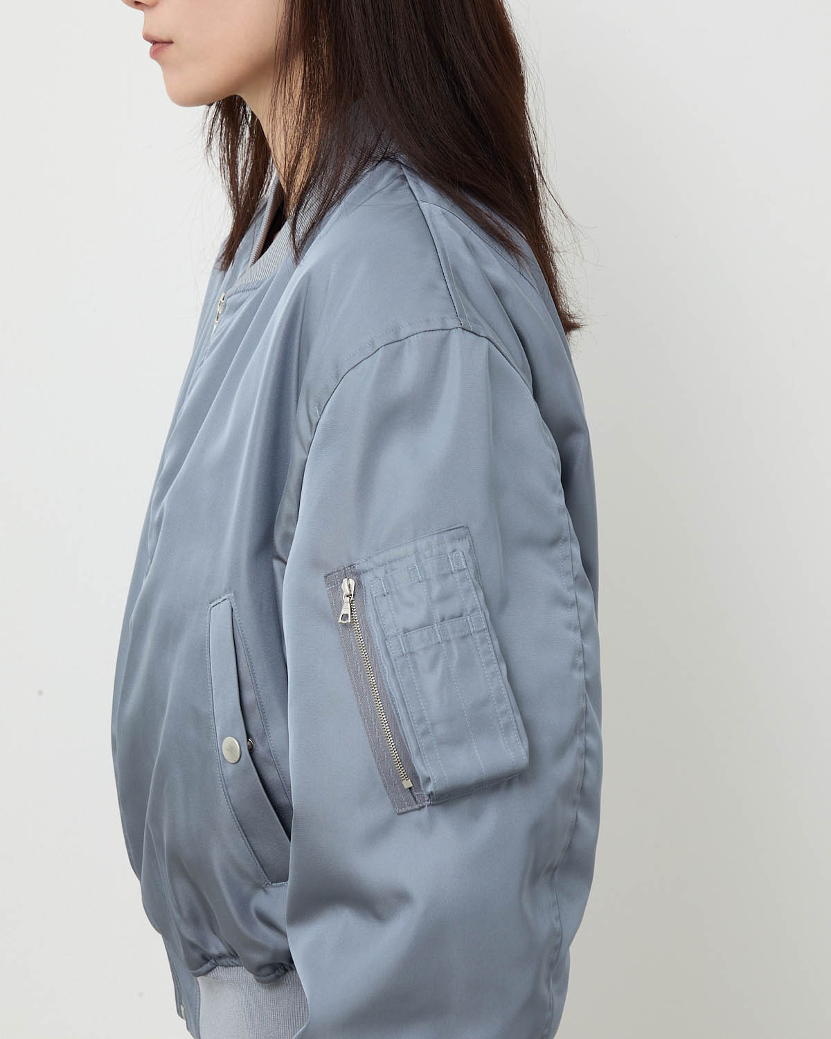 HIGH DENSITY SILK TWILL FLIGHT BLOUSON (WOMEN'S)