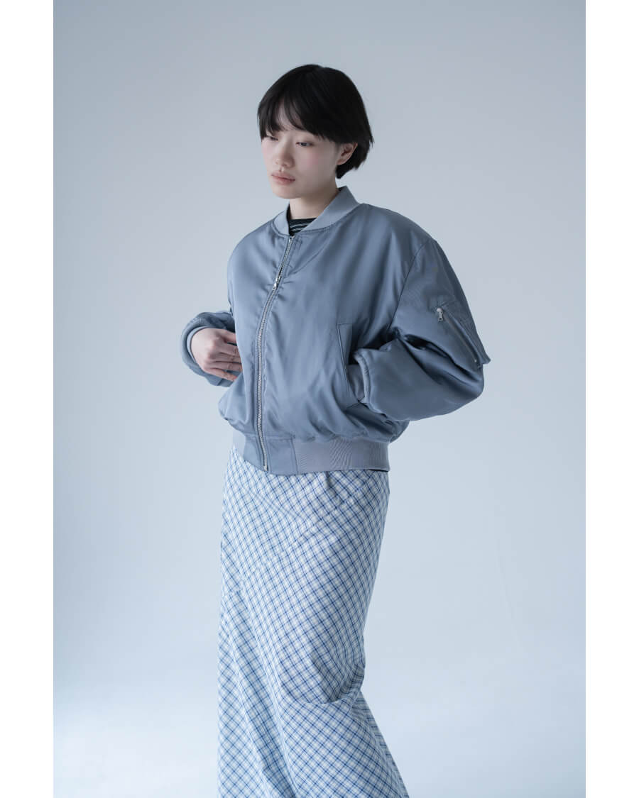 HIGH DENSITY SILK TWILL FLIGHT BLOUSON (WOMEN'S)