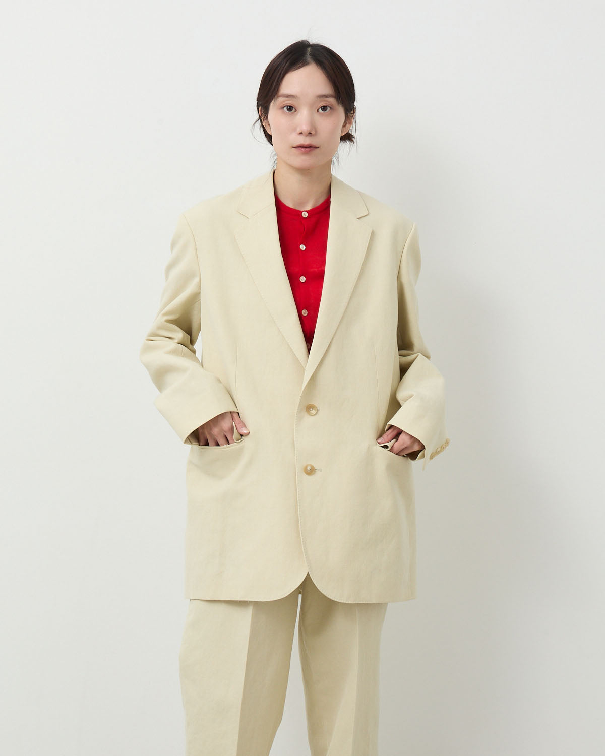 WOOL COTTON LINEN OX JACKET (WOMEN'S)