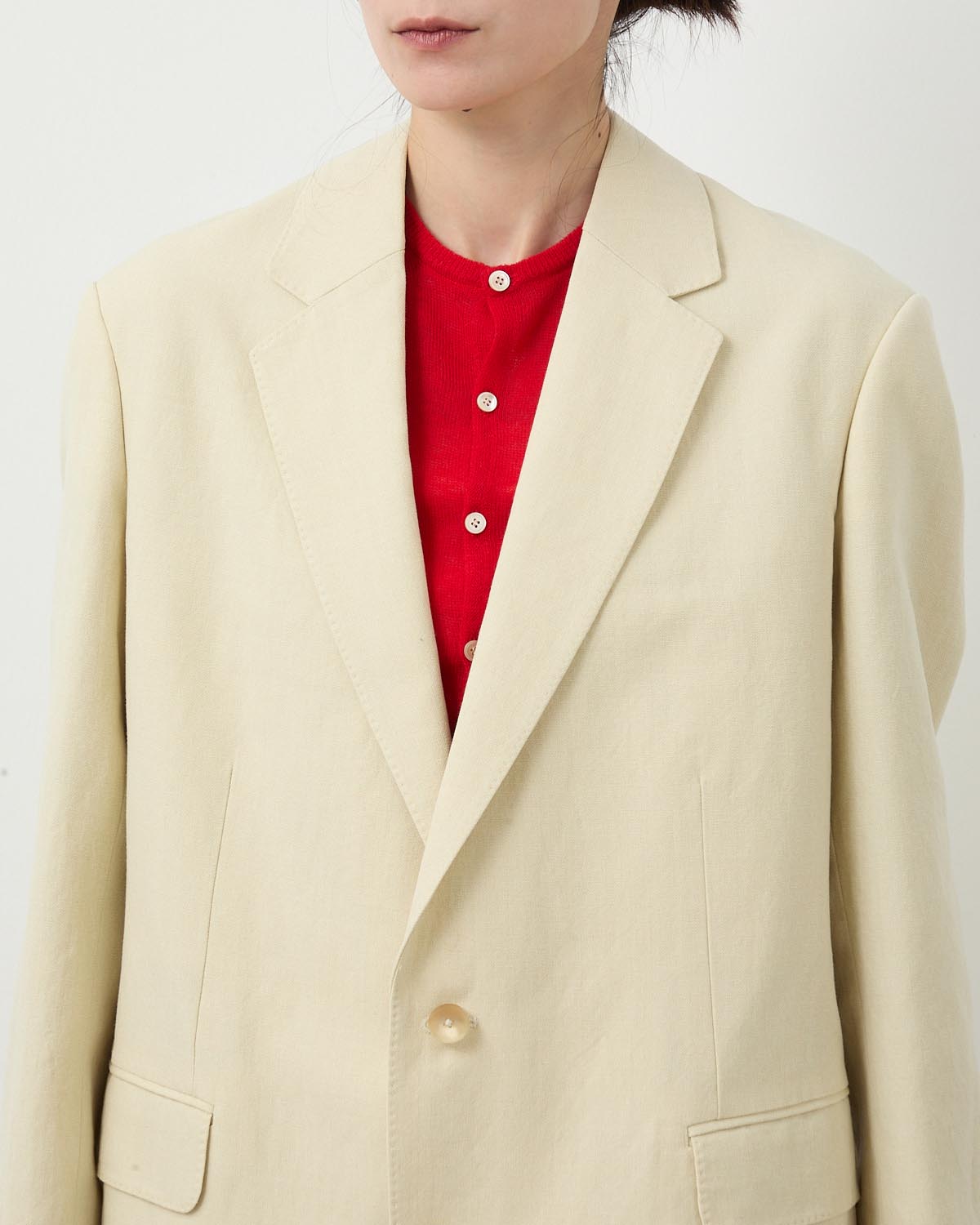 WOOL COTTON LINEN OX JACKET (WOMEN'S)