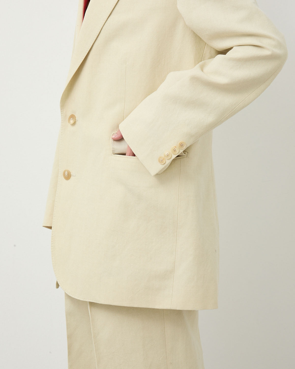 WOOL COTTON LINEN OX JACKET (WOMEN'S)