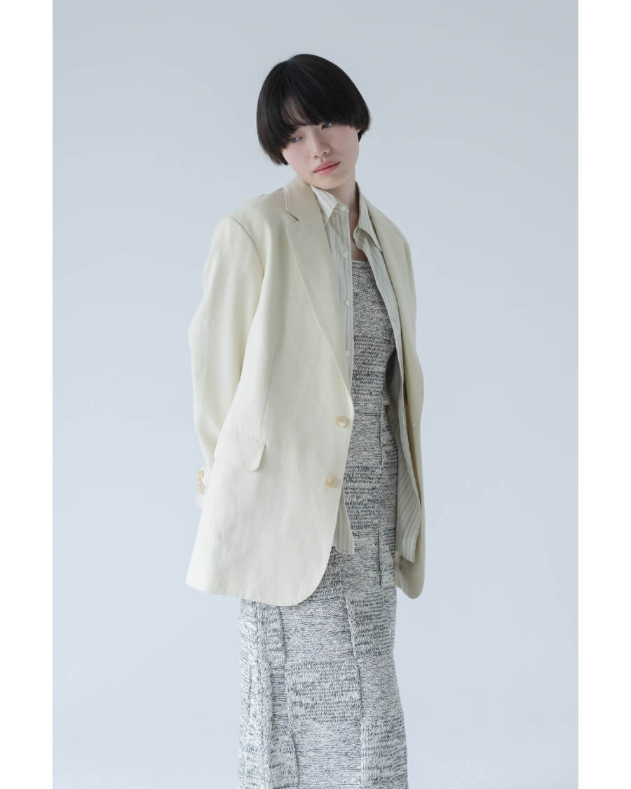 WOOL COTTON LINEN OX JACKET (WOMEN'S)