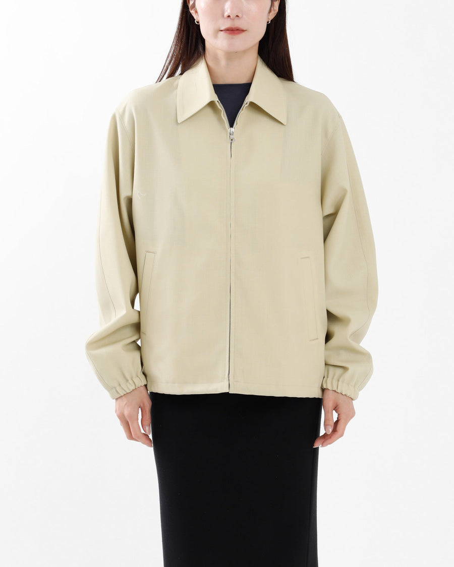 WOOL KID MOHAIR HOPSACK ZIP BLOUSON (WOMEN'S) – COVERCHORD