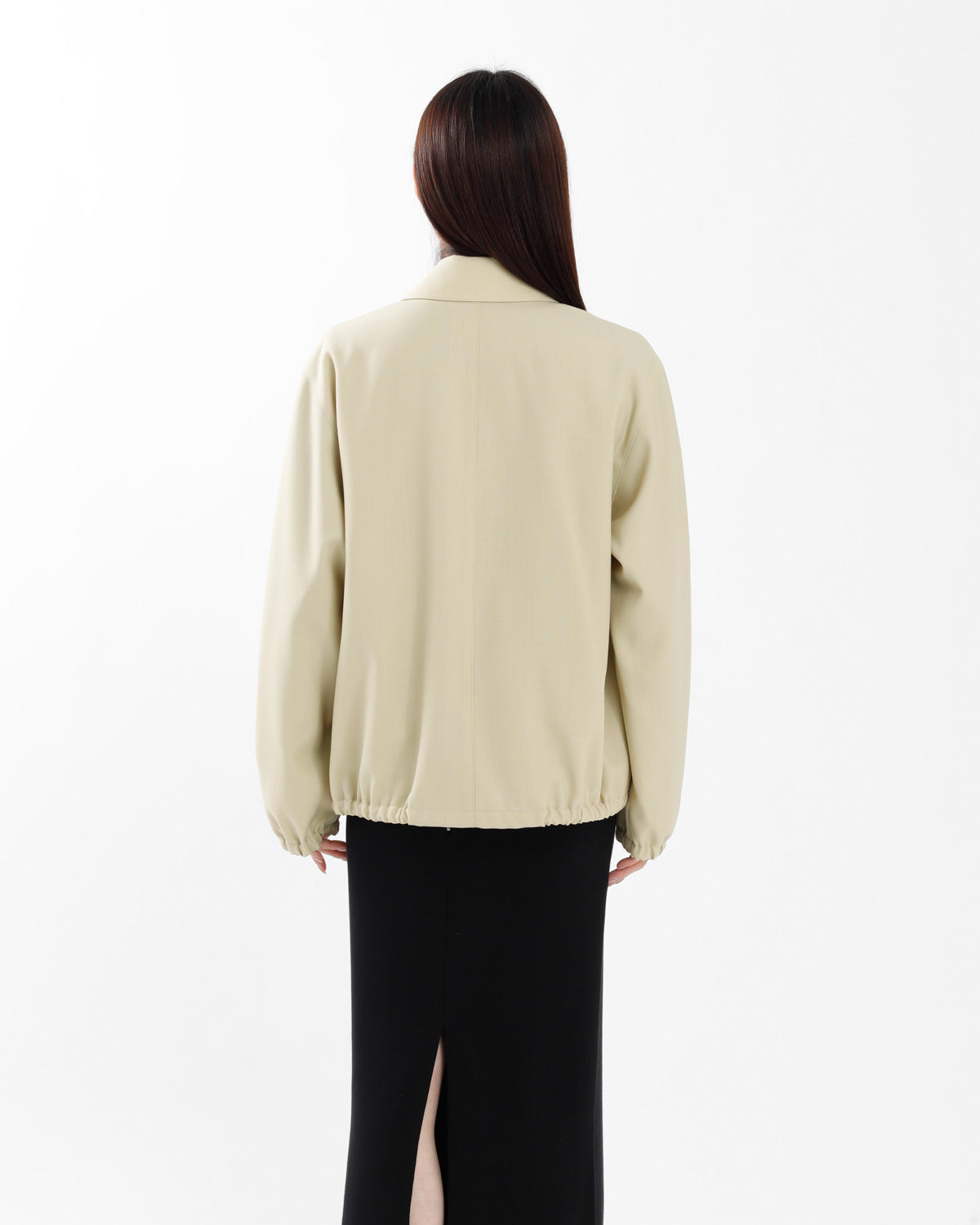WOOL KID MOHAIR HOPSACK ZIP BLOUSON (WOMEN'S) – COVERCHORD