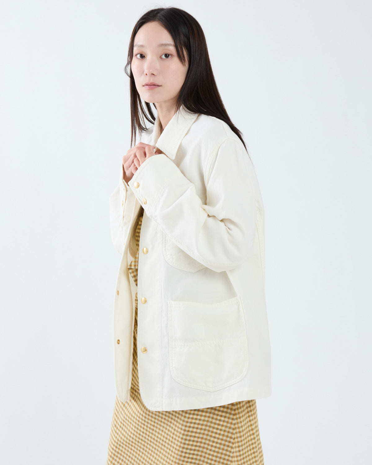 WOOL COTTON LINEN OX WORK JACKET (WOMEN'S)