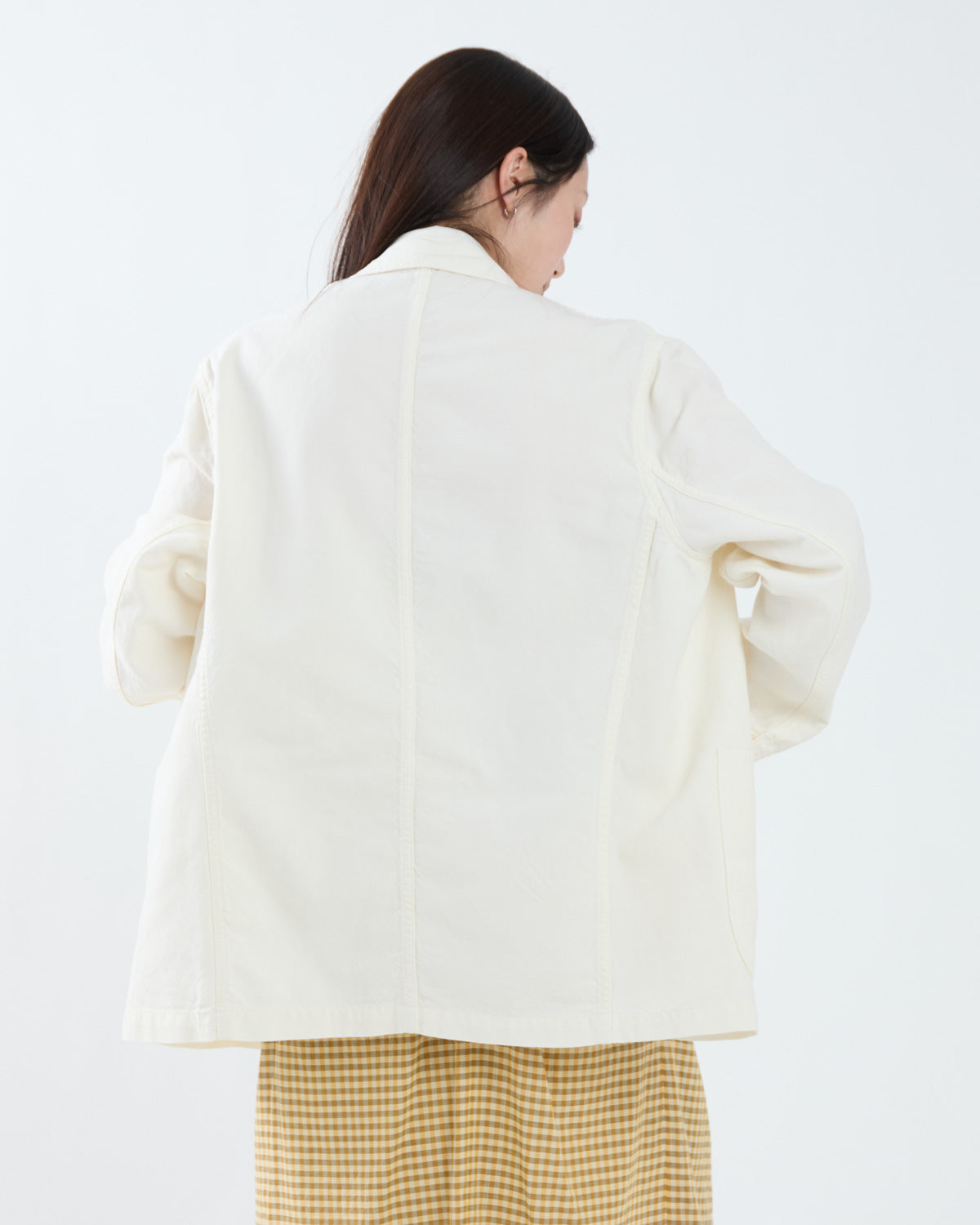 WOOL COTTON LINEN OX WORK JACKET (WOMEN'S)