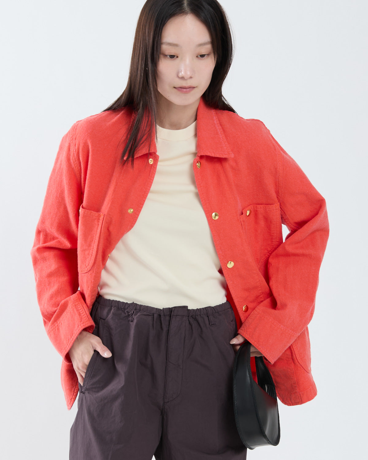 WOOL COTTON LINEN OX WORK JACKET (WOMEN'S)