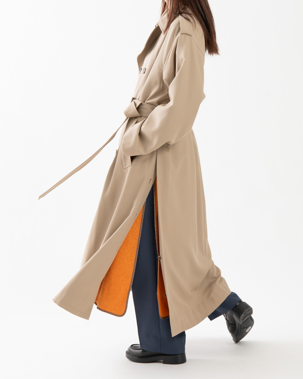ULTRA FINE WOOL TRENCH COAT WITH DETACHABLE LINER (WOMEN'S)