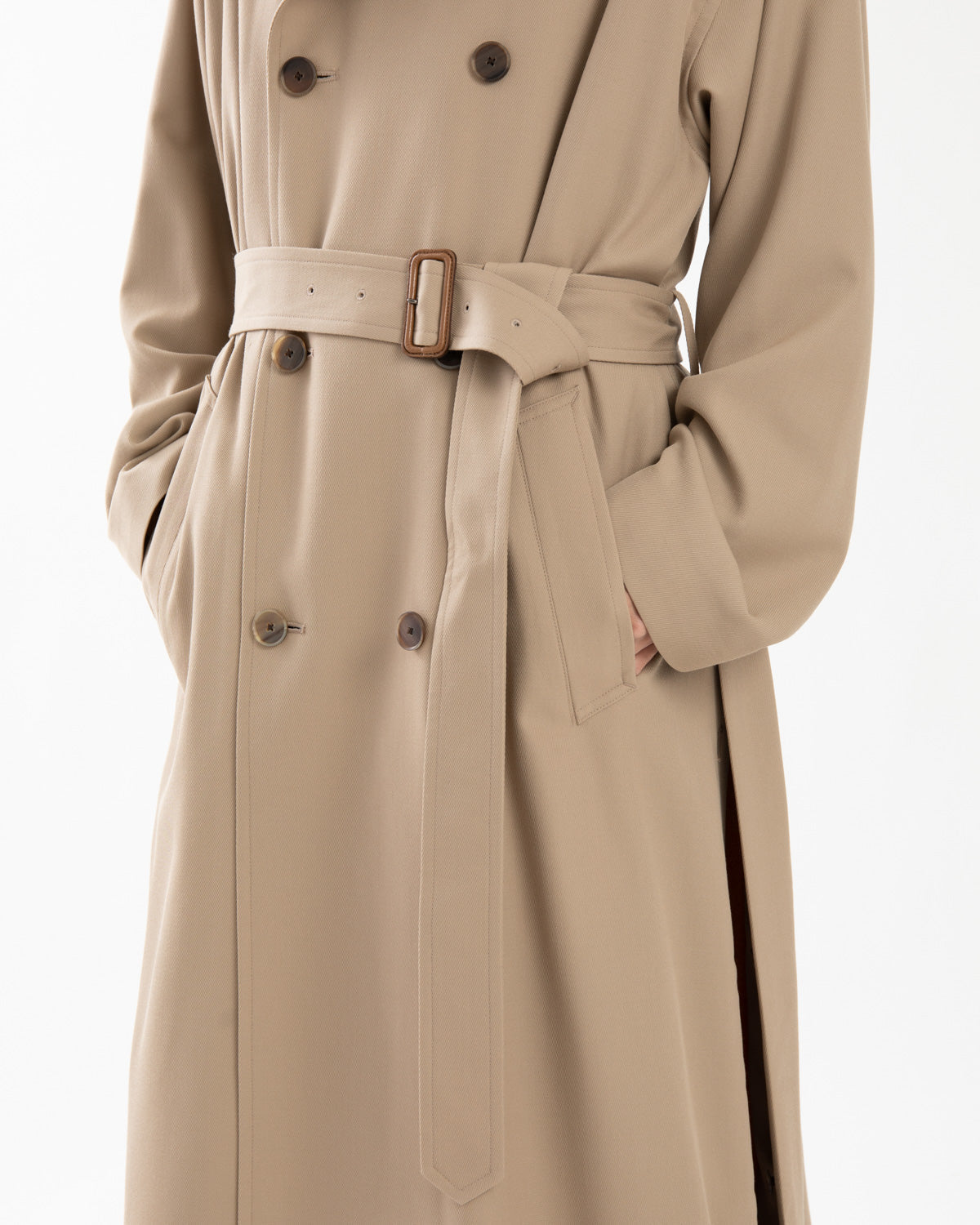 ULTRA FINE WOOL TRENCH COAT WITH DETACHABLE LINER (WOMEN'S)